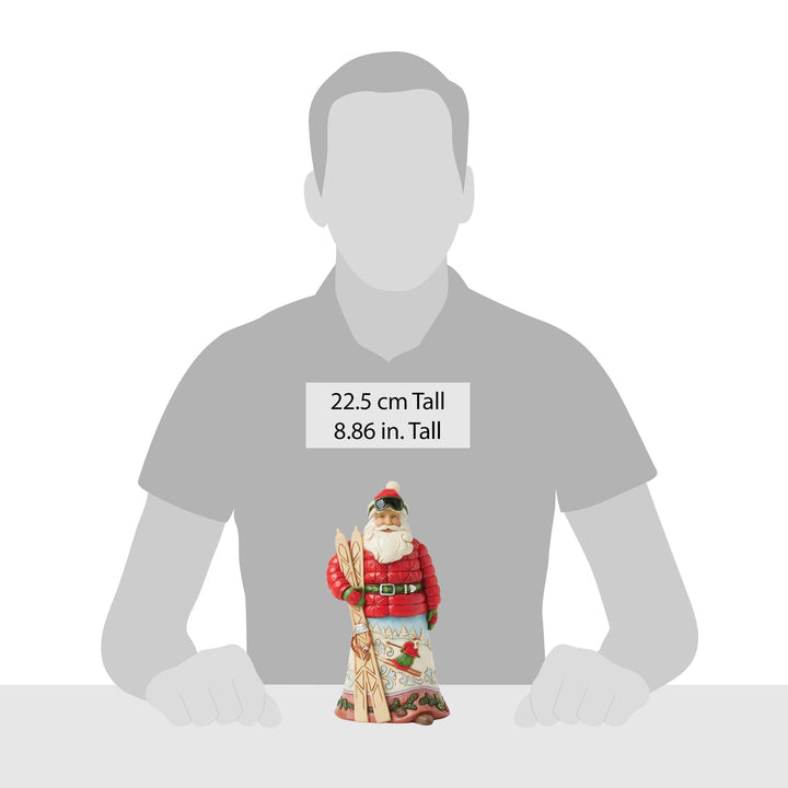 Lodge Santa With Ski Fig