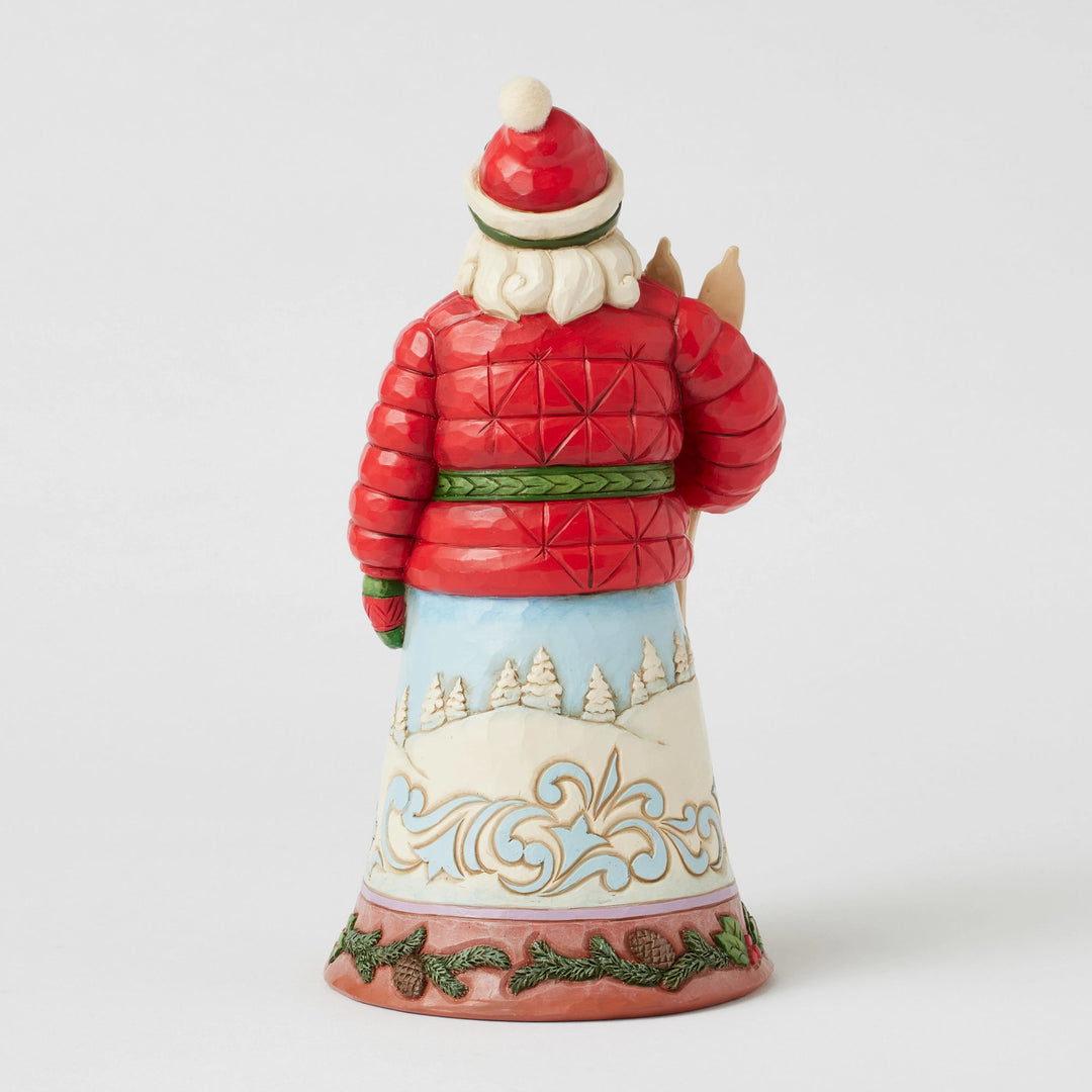 Lodge Santa With Ski Fig