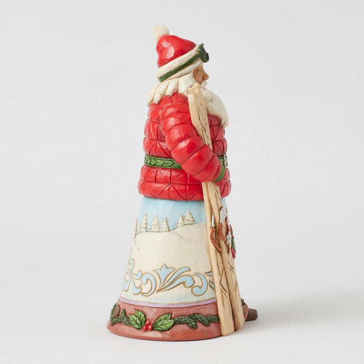 Lodge Santa With Ski Fig