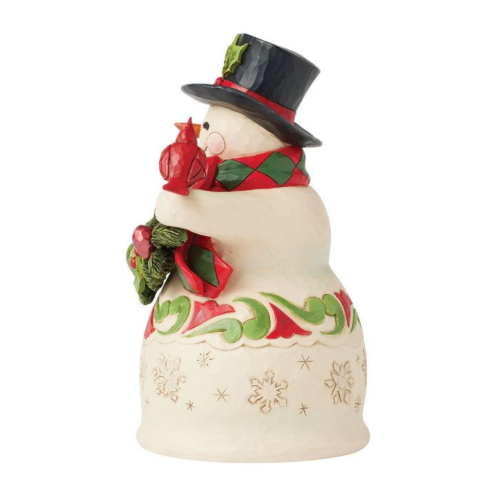 Snowman Garland &amp; Cardinal Fig