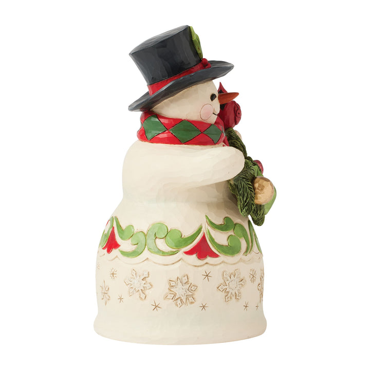 Snowman Garland &amp; Cardinal Fig