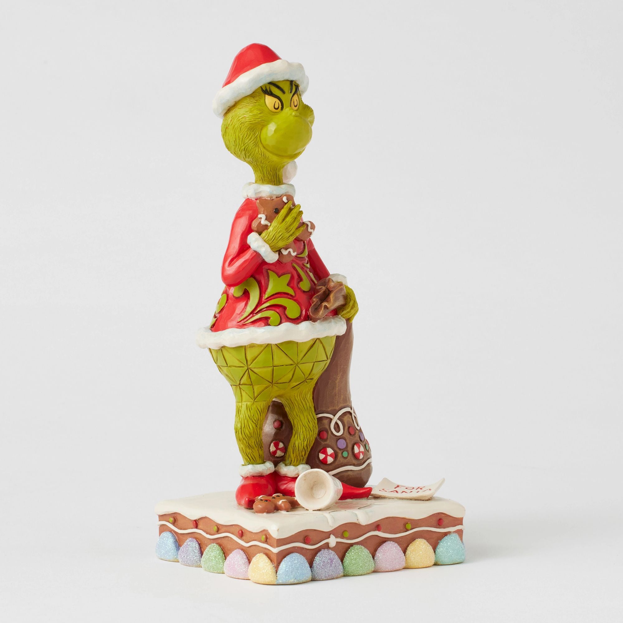 Grinch Eating Gingerbread Fig – Jim Shore