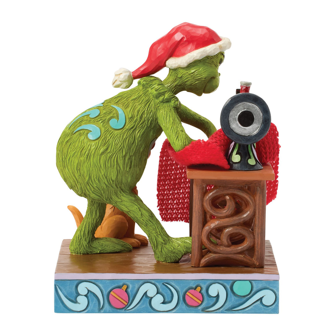 Grinch Sewing Santa Suit Fig