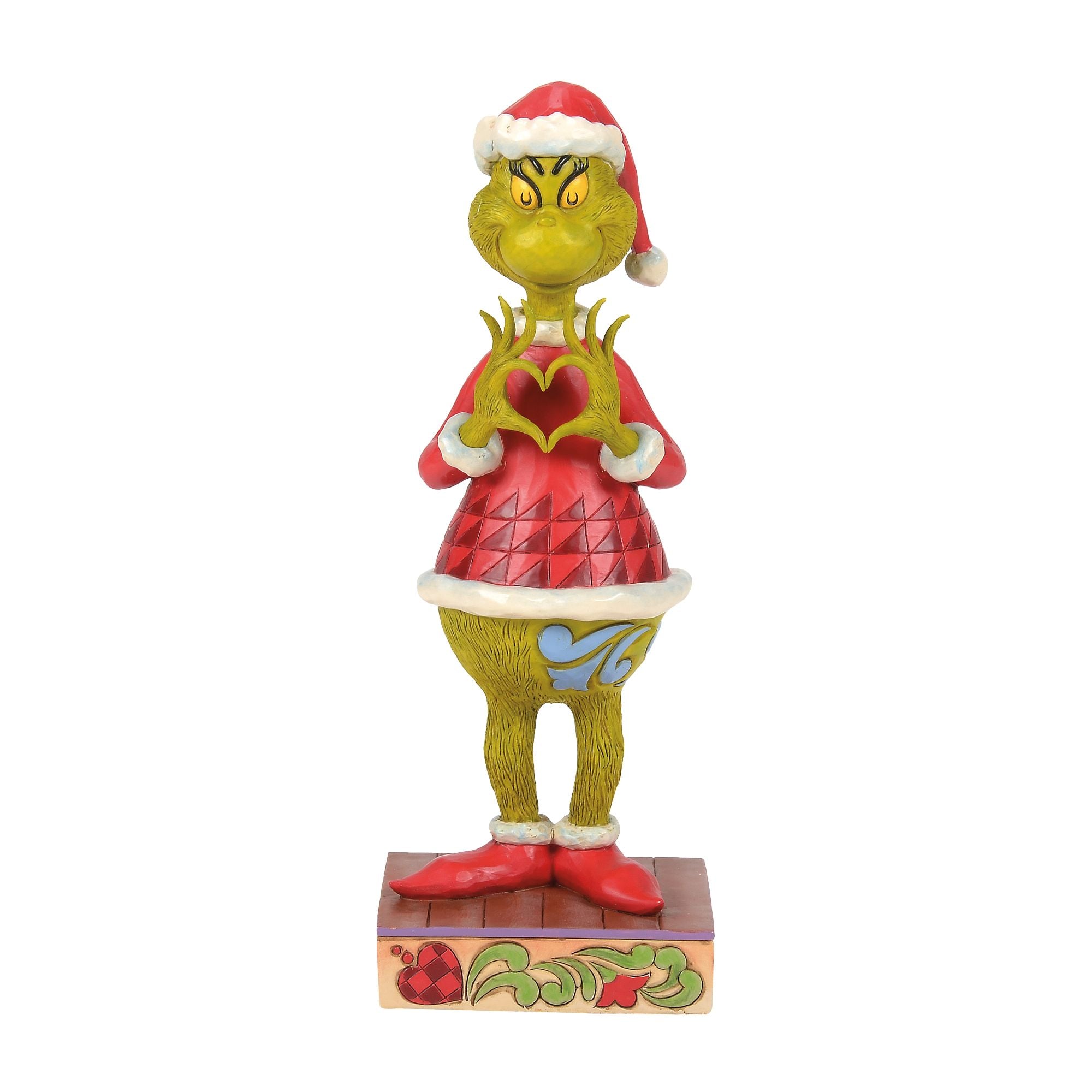 Grinch with Heart Hands Fig – Jim Shore