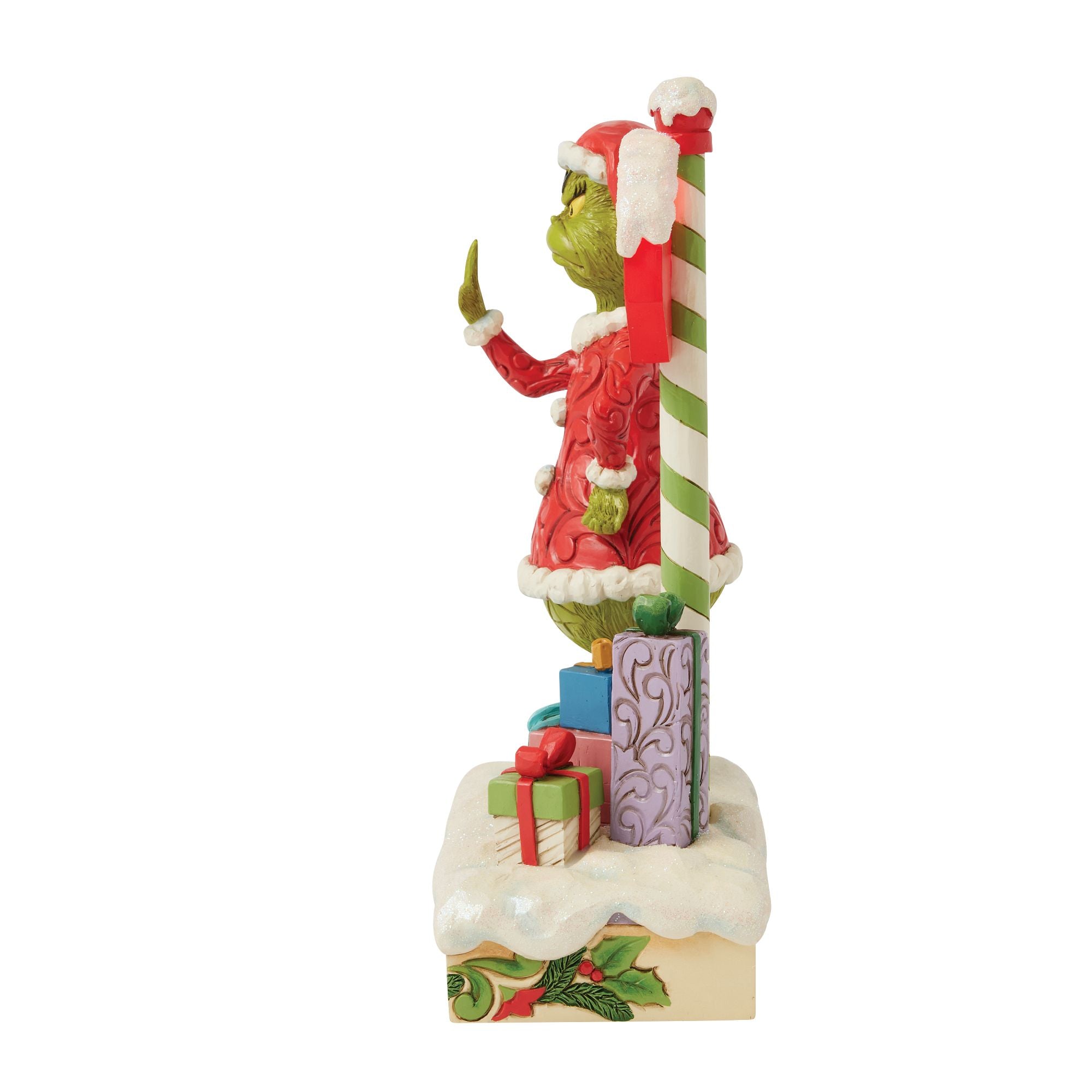 Grinch by Stop Sign LED Fig – Jim Shore