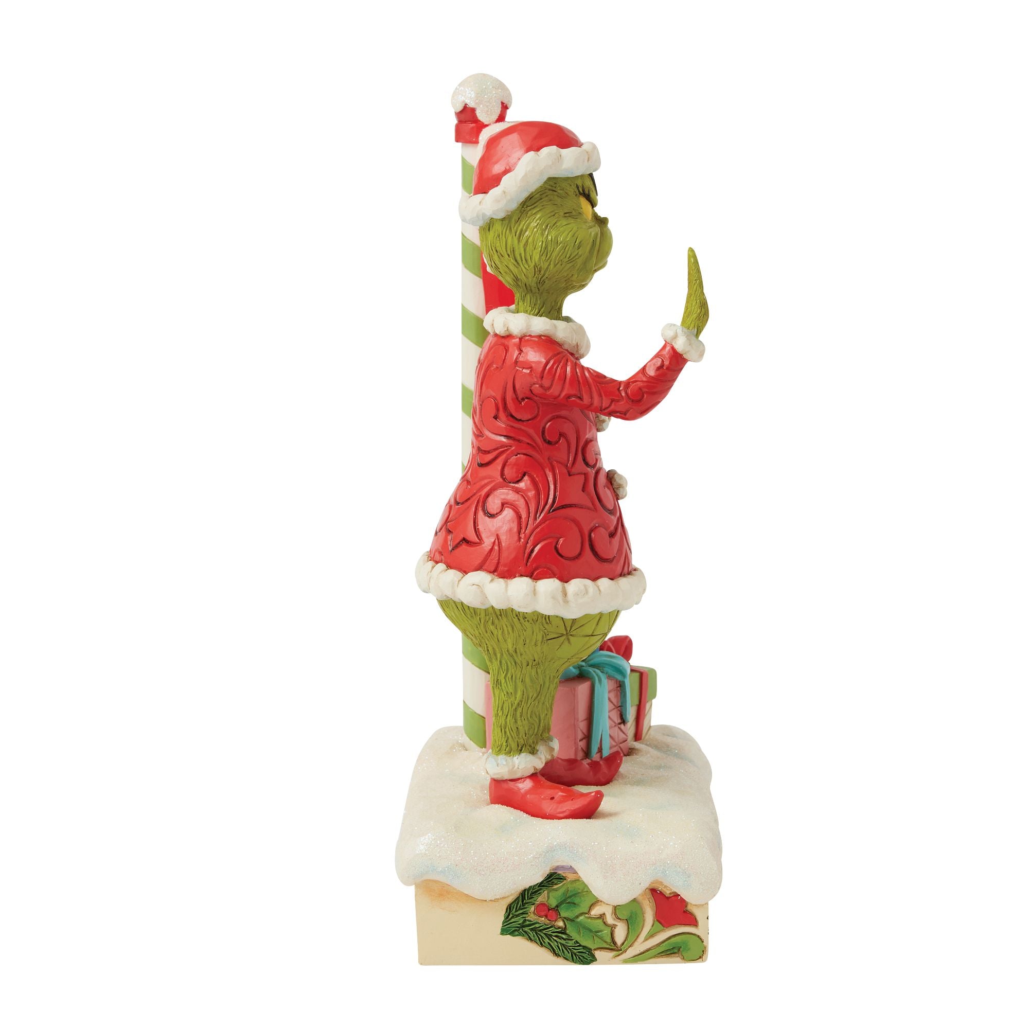 Grinch by Stop Sign LED Fig – Jim Shore