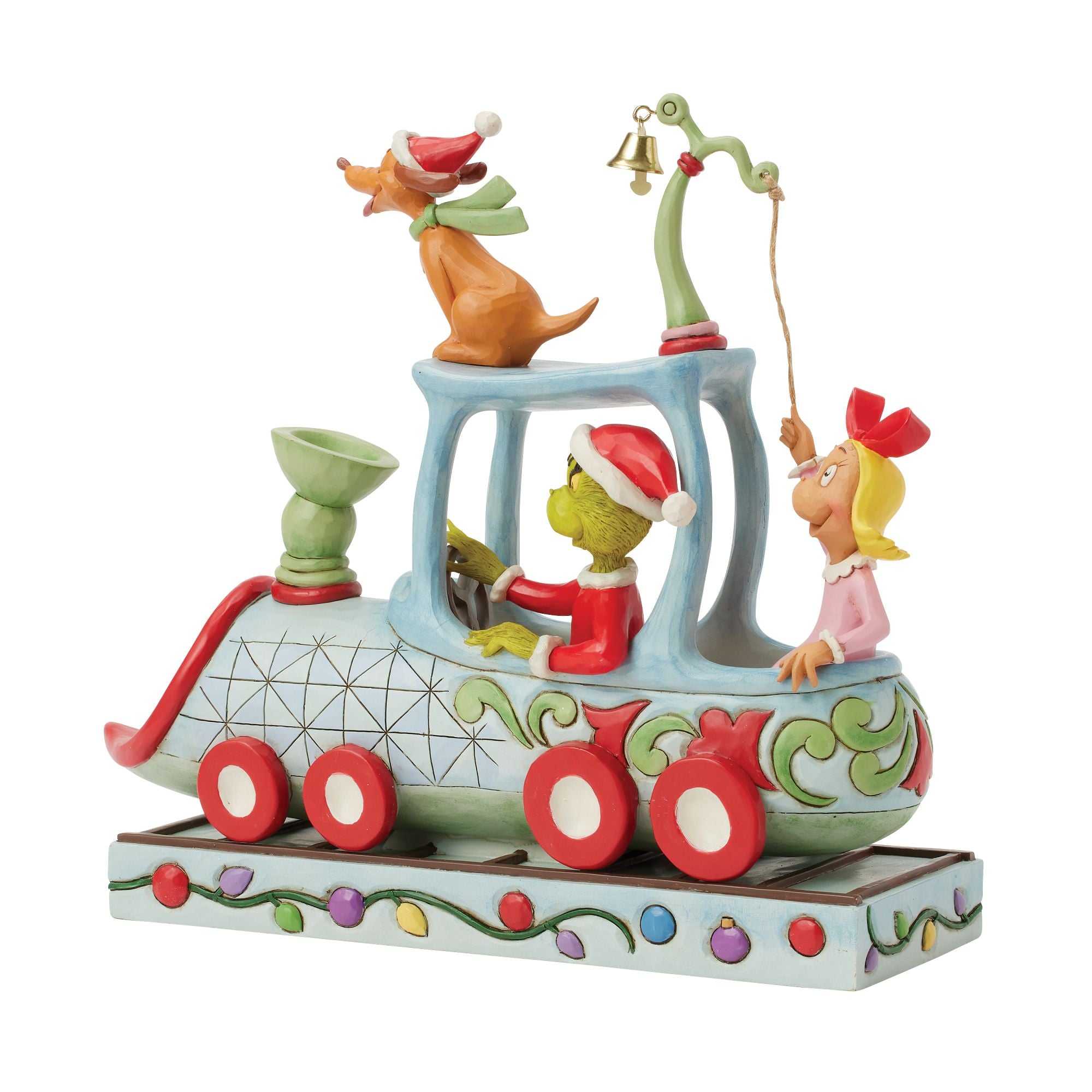 Grinch, Max and Cindy on Train – Jim Shore