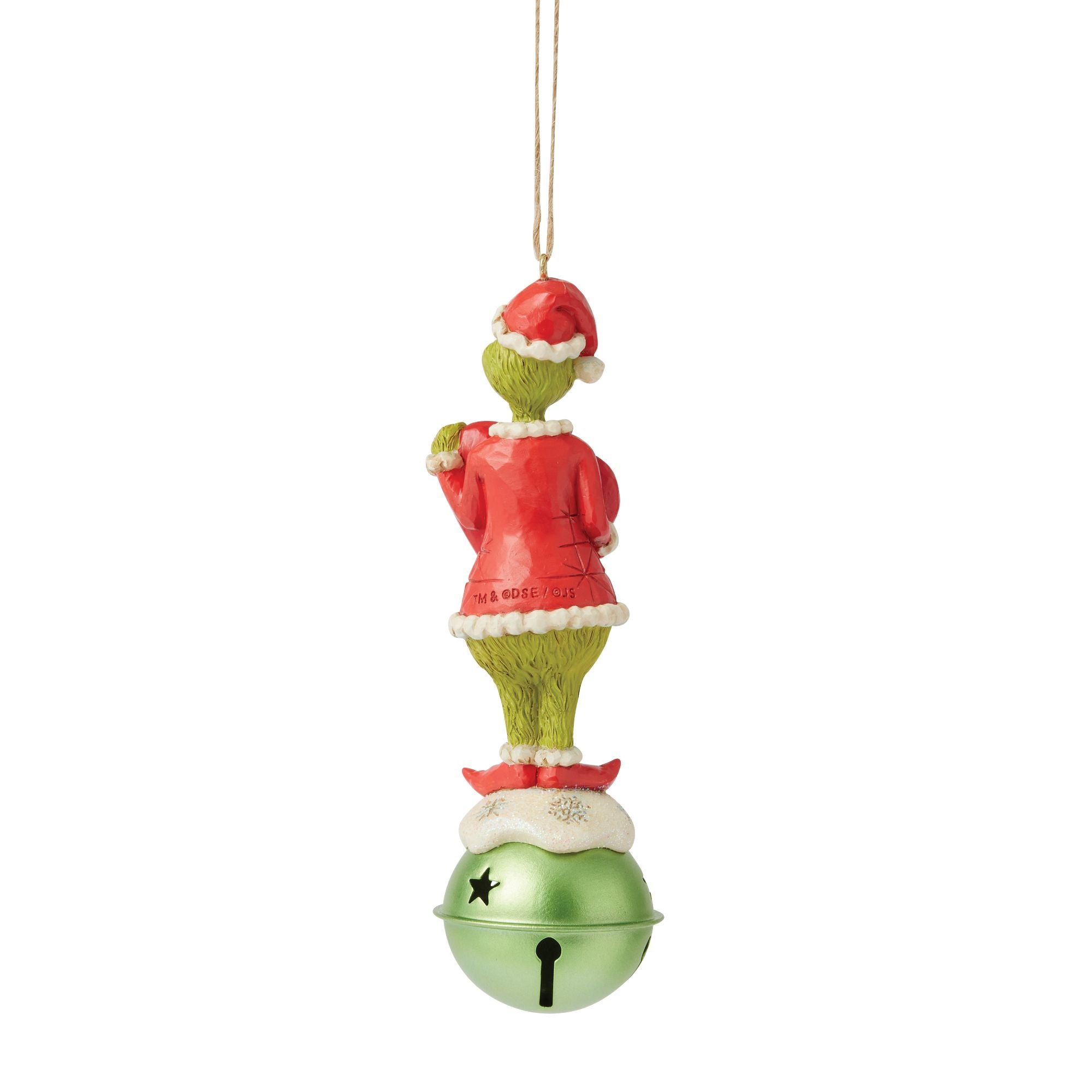 Jim Shore Grinch on Bell Dated Ornament - Thumbnail 5