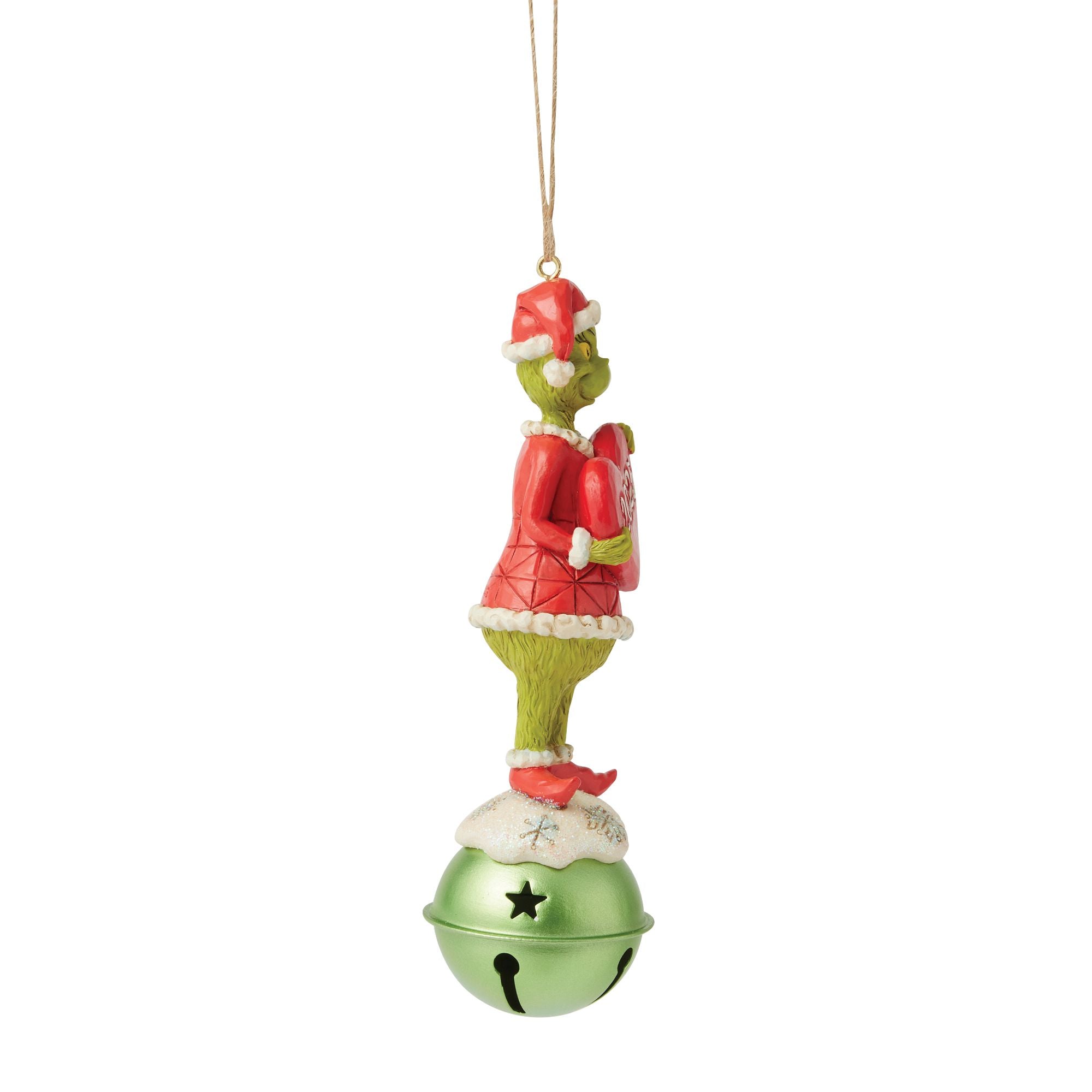 Jim Shore Grinch on Bell Dated Ornament