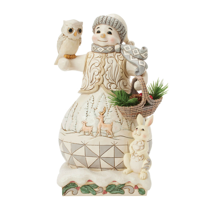 Wdlnd Snowman w/Basket