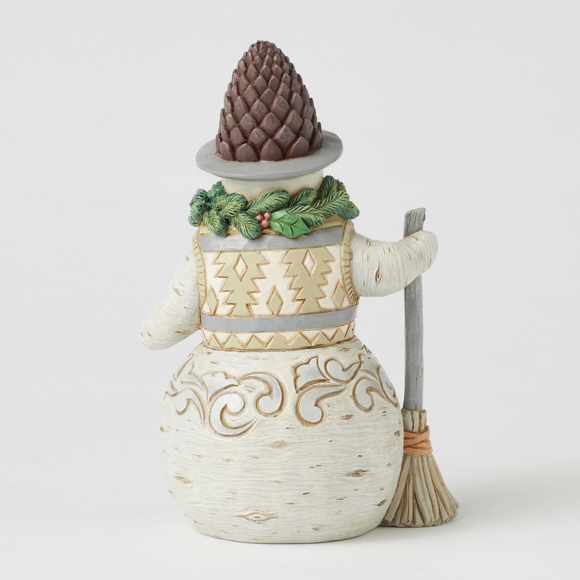 Wdlnd Snowman Pinecone Hat Fig – Jim Shore