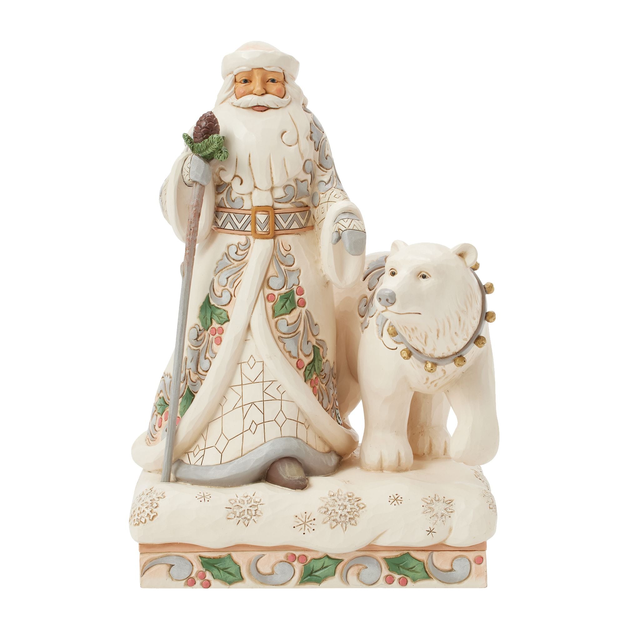 Wdlnd Santa with Bear Fig – Jim Shore