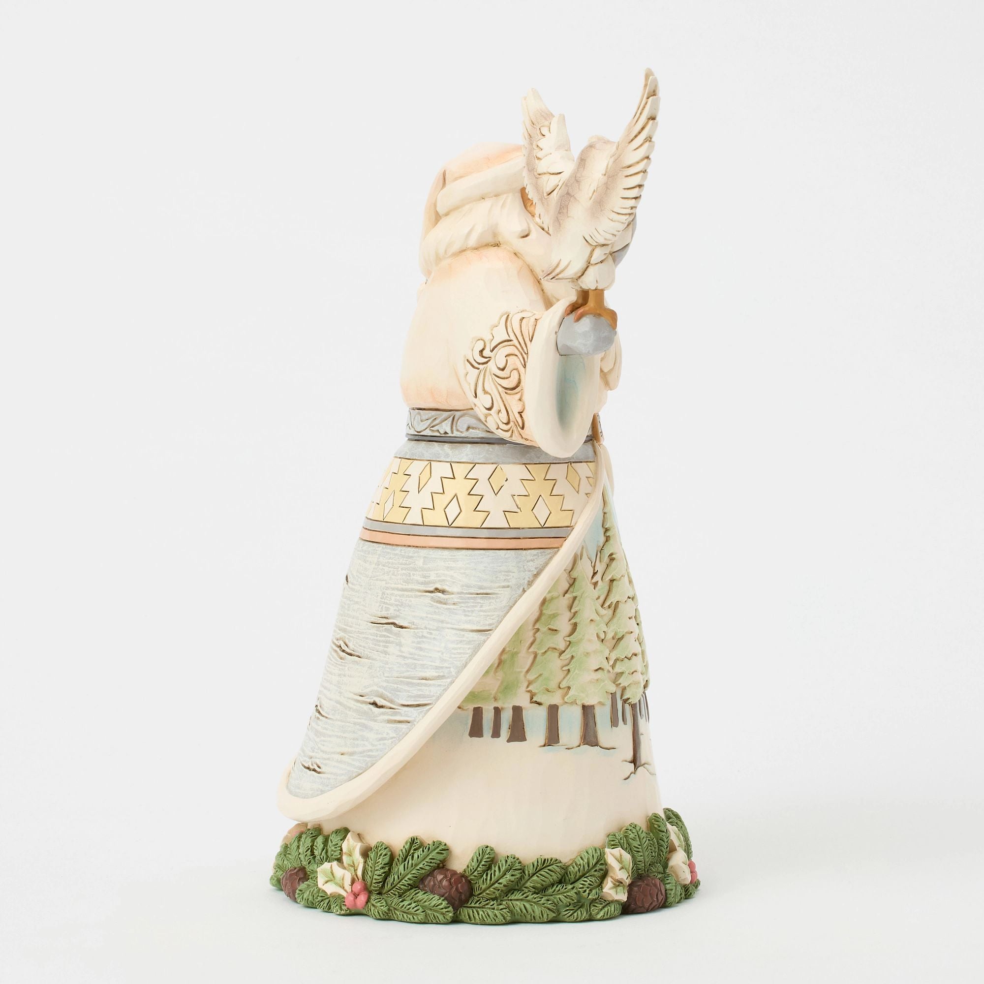 Wdlnd Santa with Owl Figurine – Jim Shore