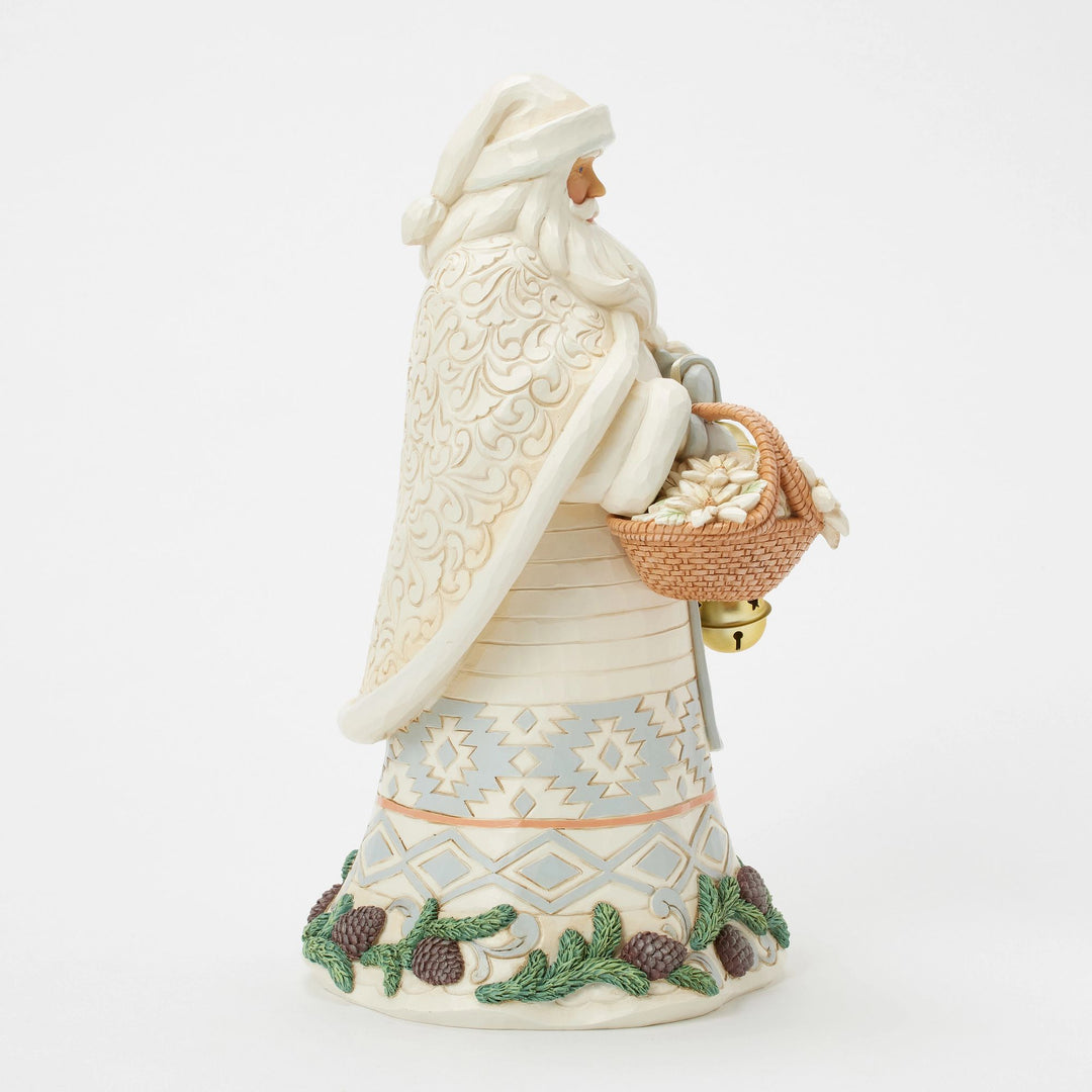 Wdlnd Santa Bkt and Bells Fig