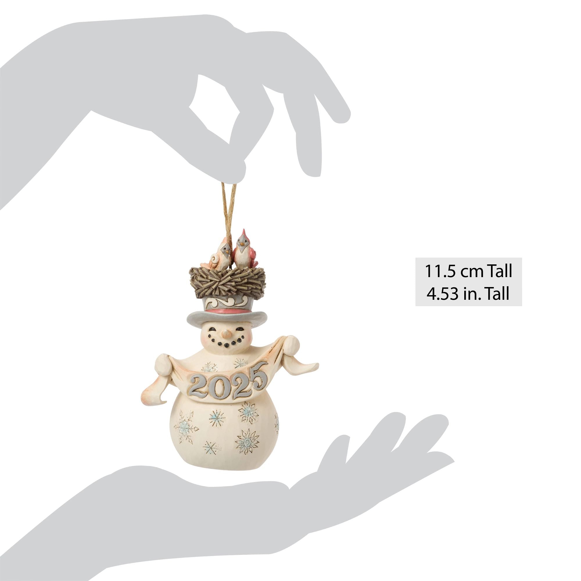Wdlnd Dated 2025 Snowman Orn – Jim Shore
