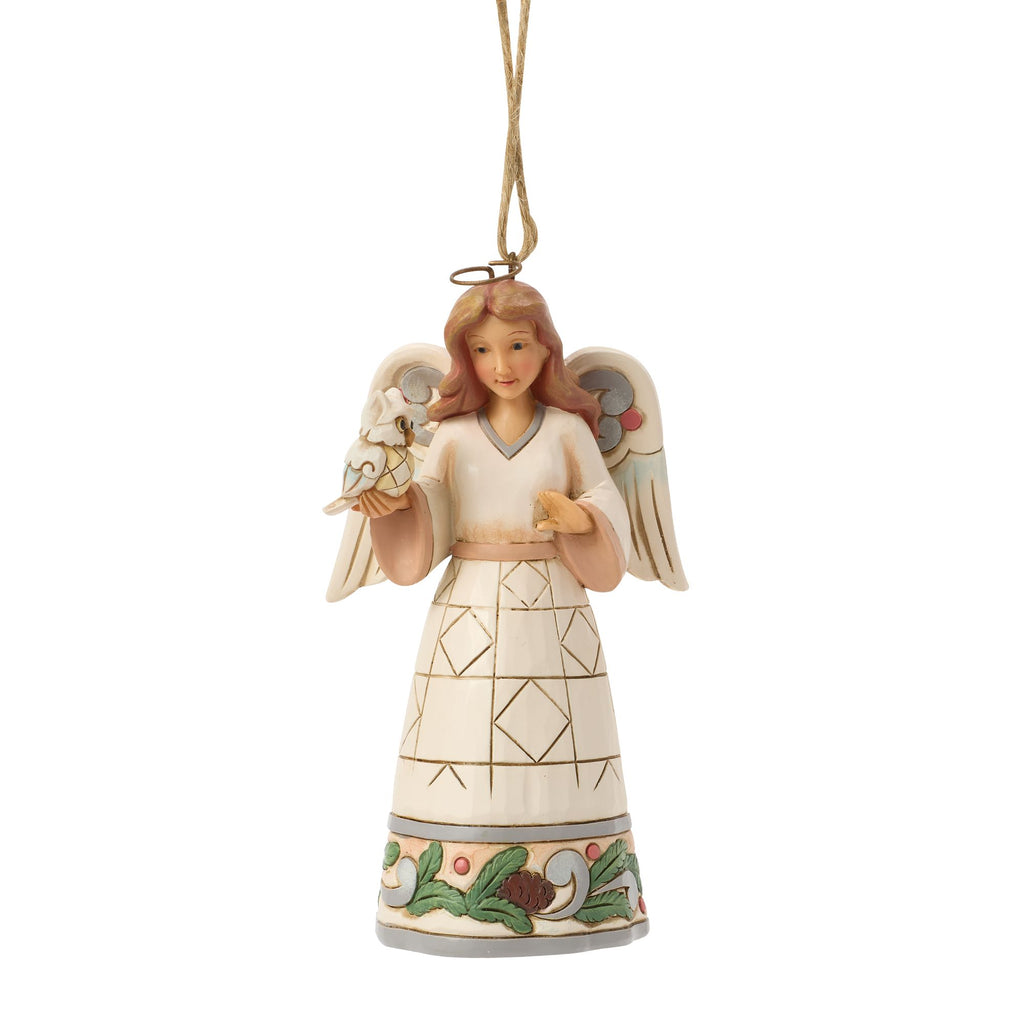 Wdlnd Angel with Owl Orn – Jim Shore