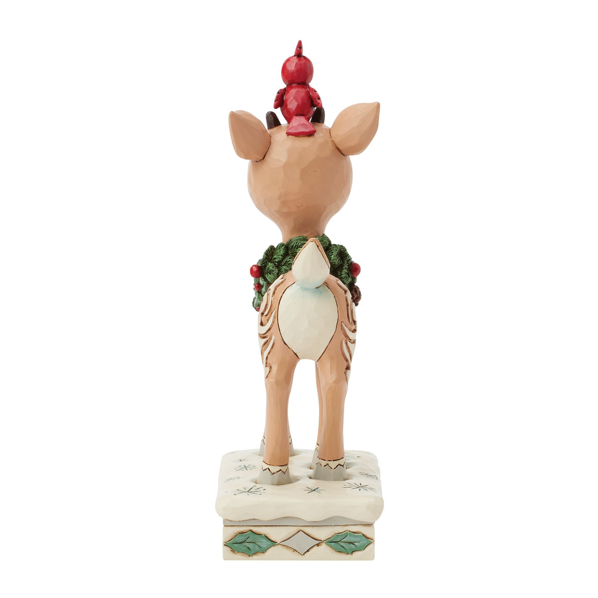 Woodland Rudolph with Red Bird – Jim Shore