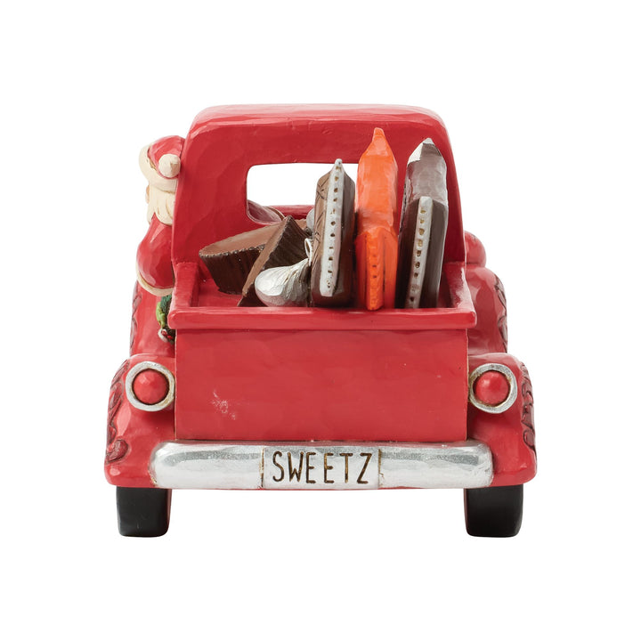 Signed - Santa in Truck with Candy