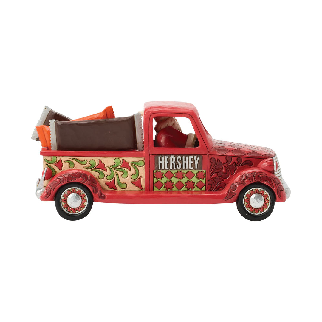 Signed - Santa in Truck with Candy