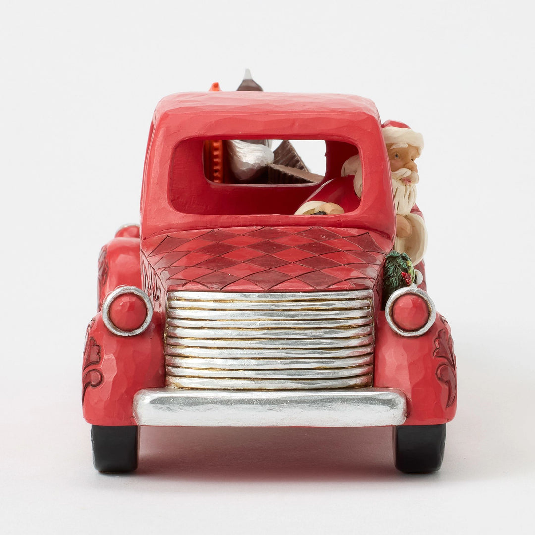 Signed - Santa in Truck with Candy