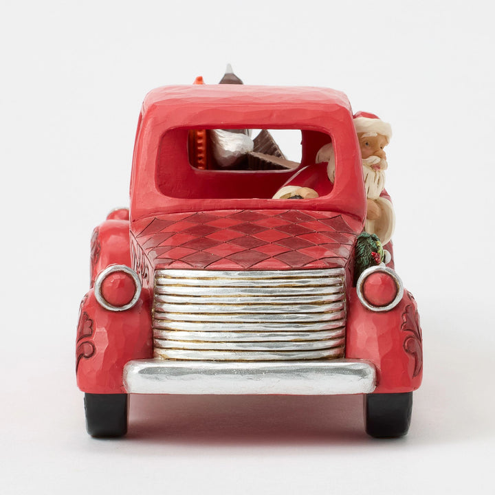 Signed - Santa in Truck with Candy
