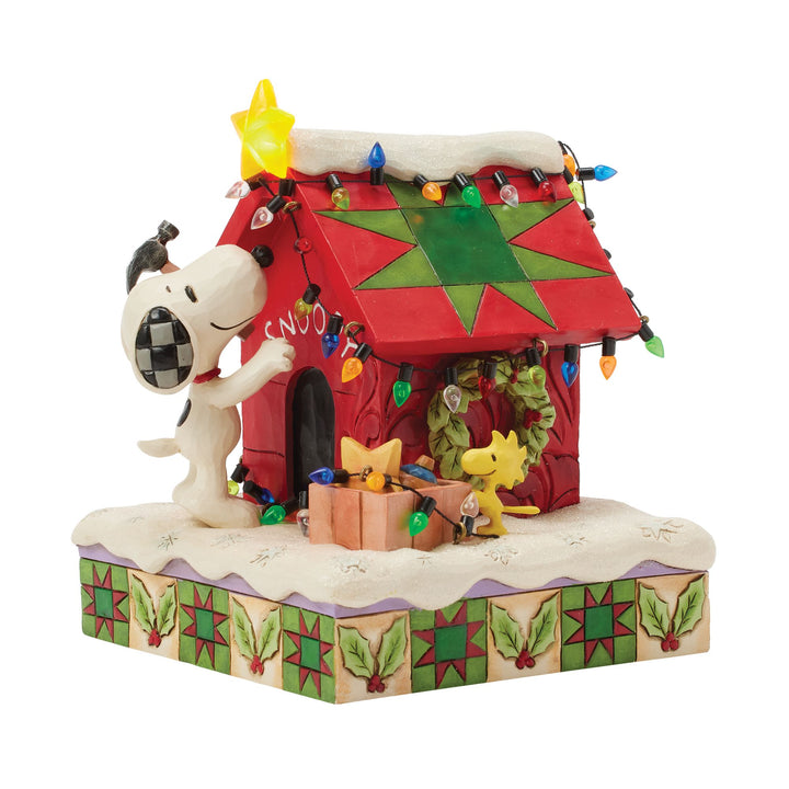 Signed - Snoopy LED Doghouse