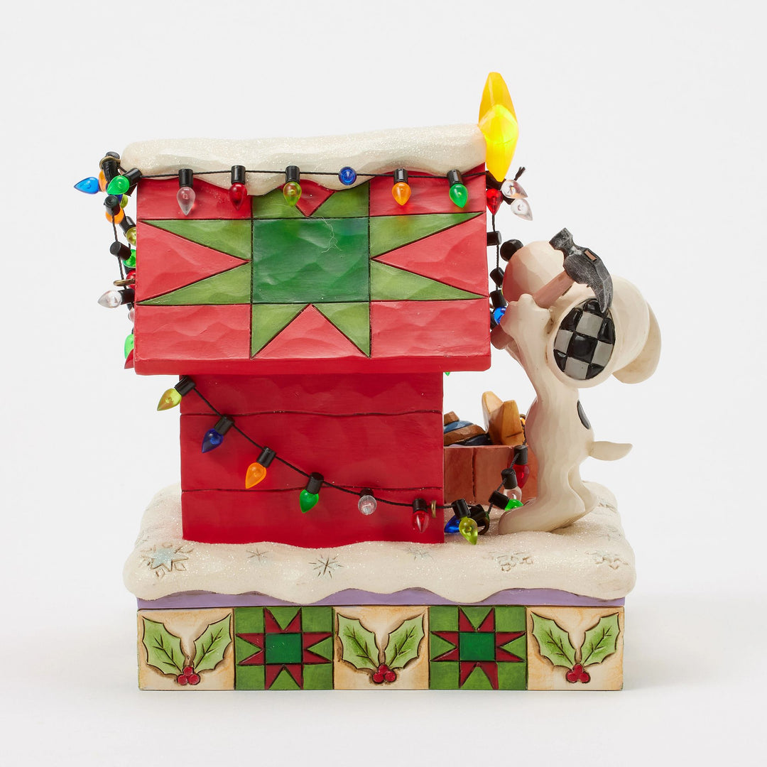 Signed - Snoopy LED Doghouse