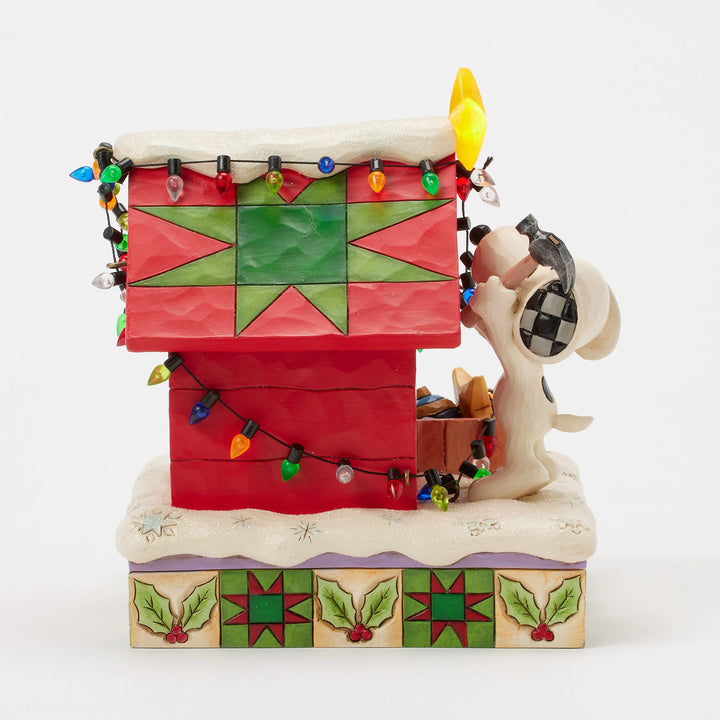 Signed - Snoopy LED Doghouse