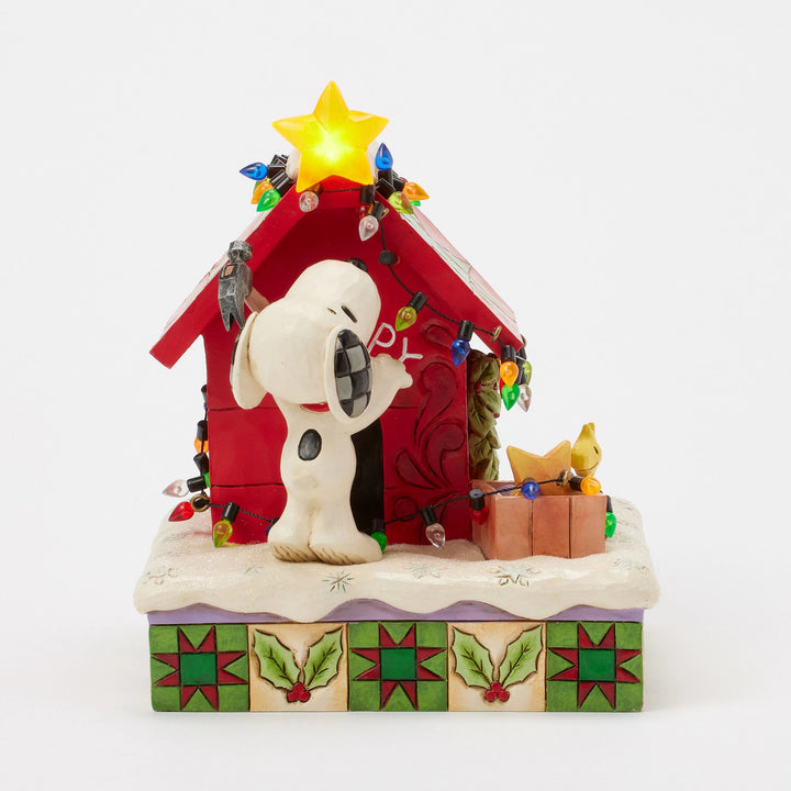 Signed - Snoopy LED Doghouse
