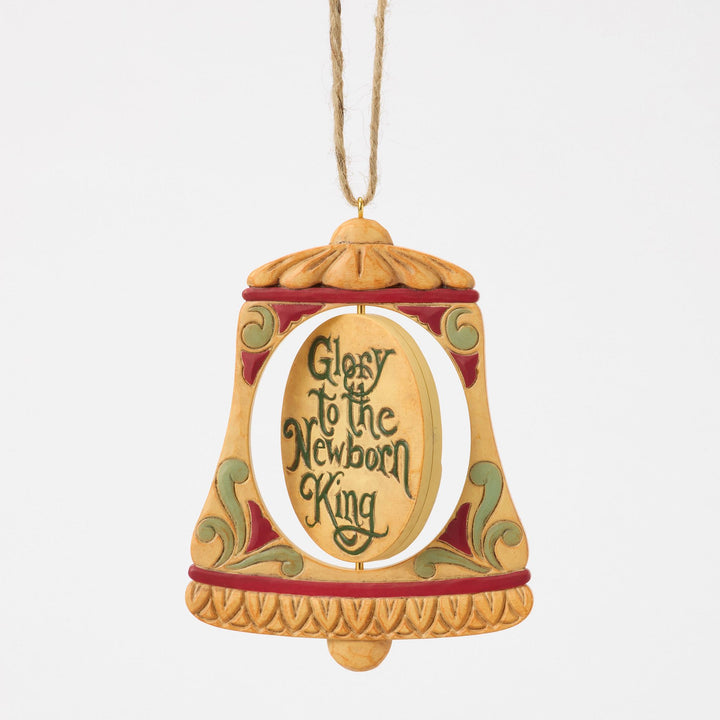 Rotating Holy Family Bell Orn