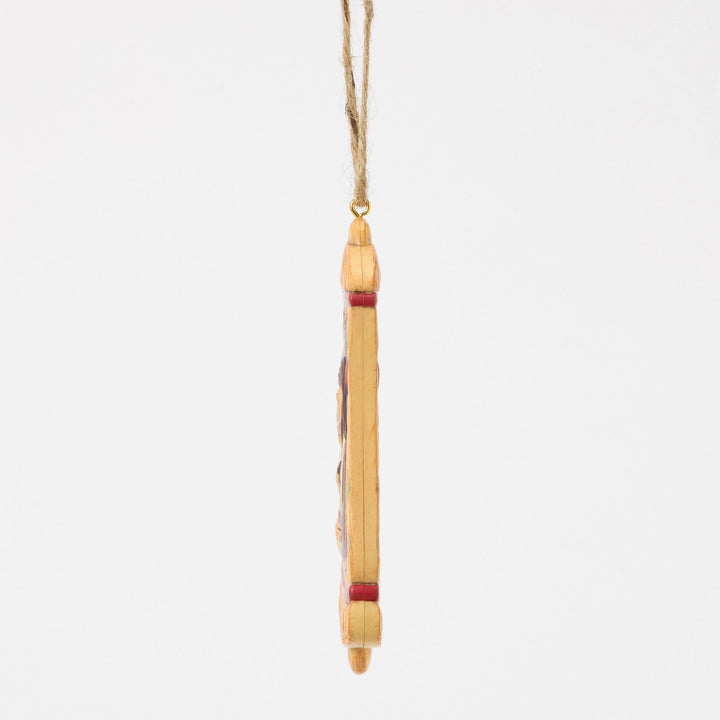 Rotating Holy Family Bell Orn