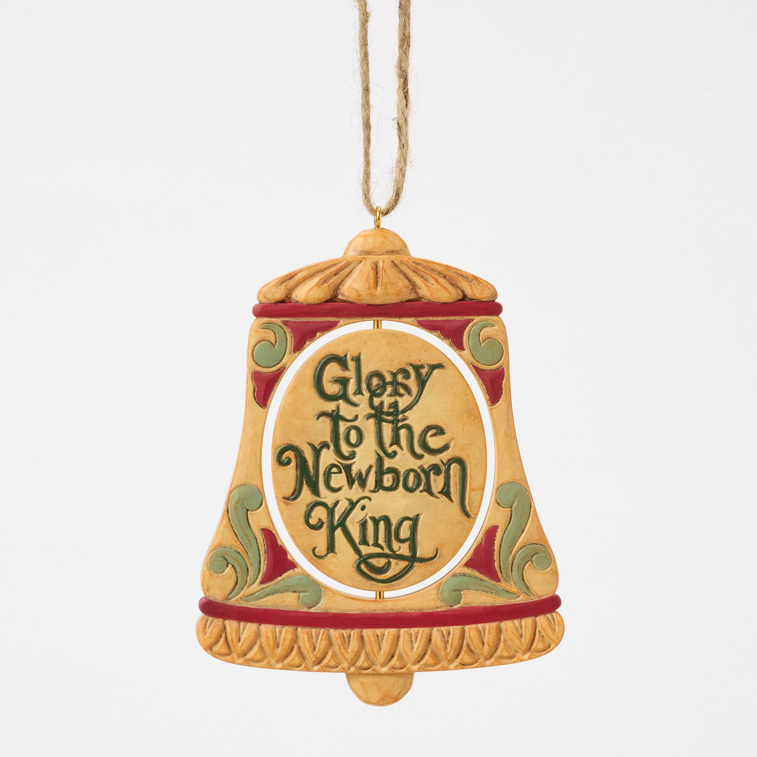 Rotating Holy Family Bell Orn