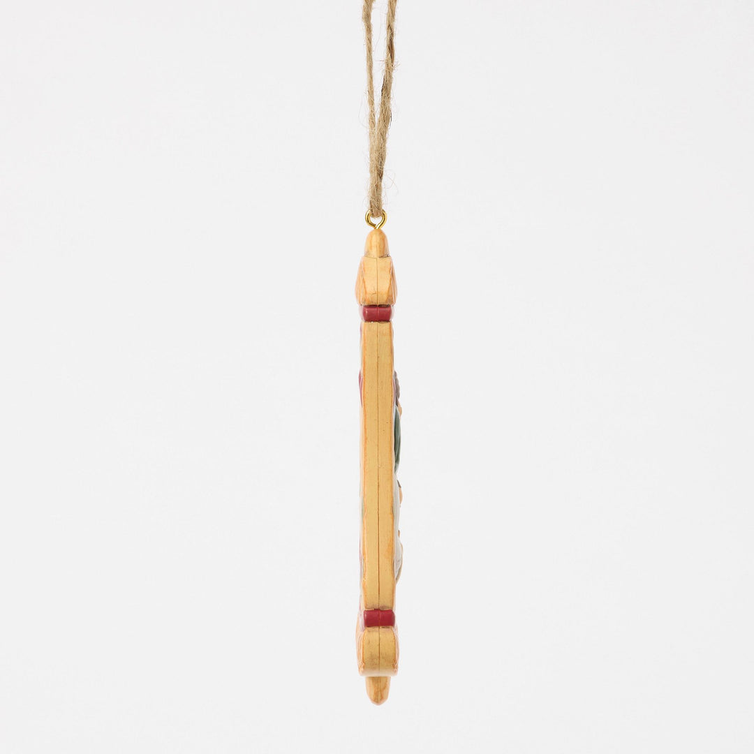 Rotating Holy Family Bell Orn