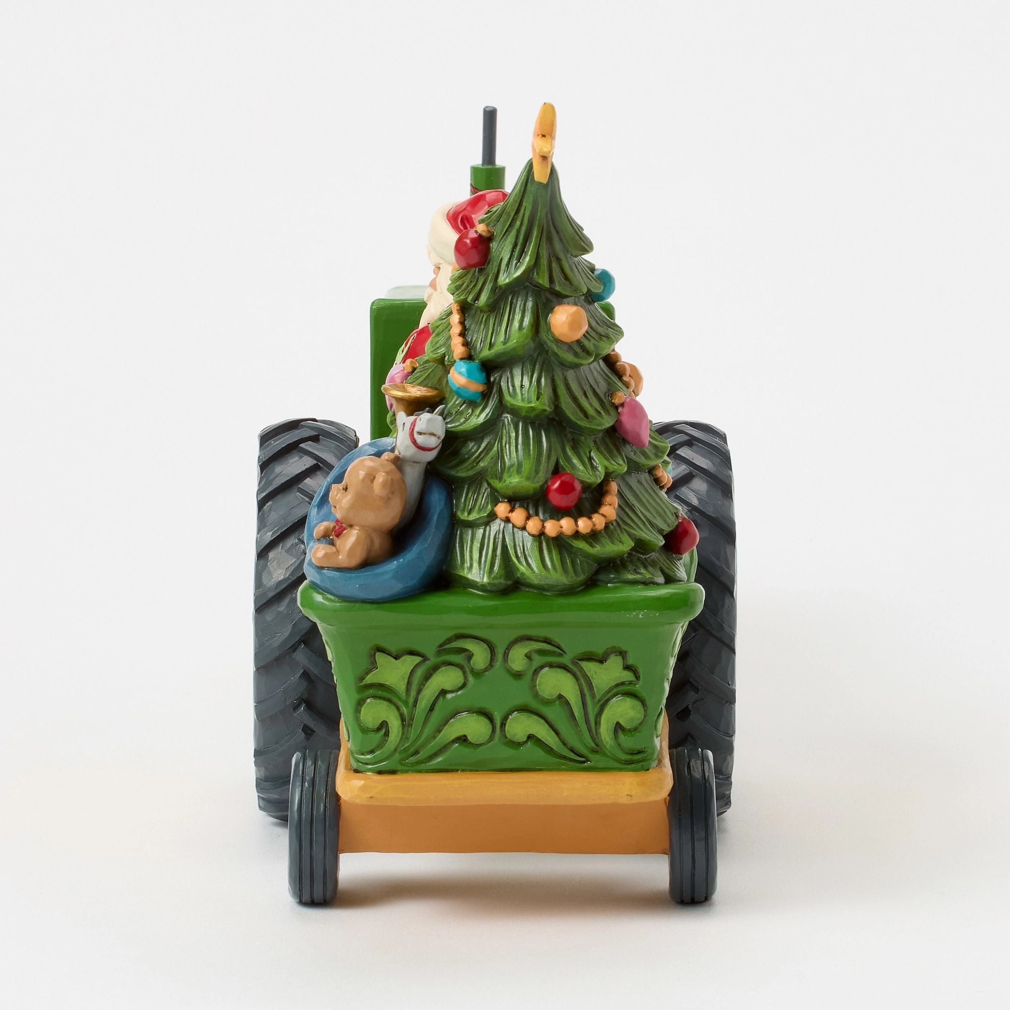 Santa on Tractor with Toys – Jim Shore