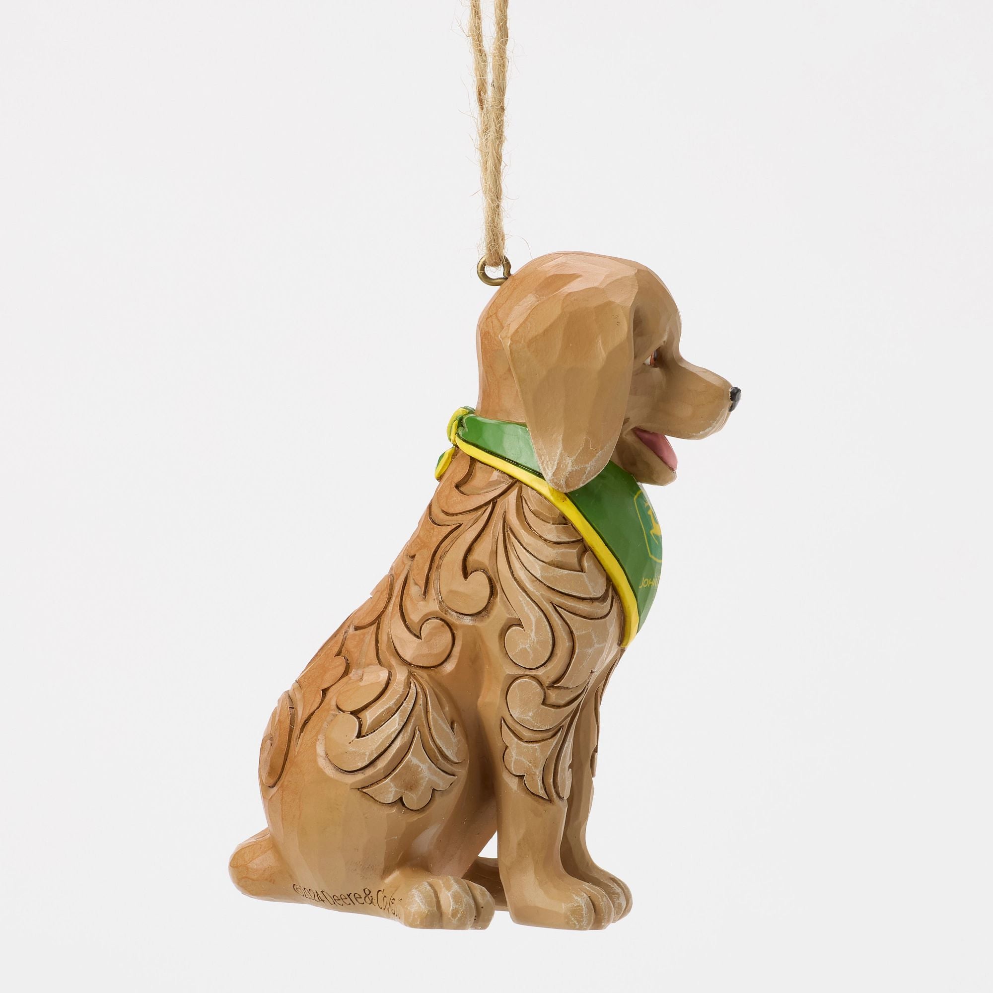Dog Wearing Bandana Ornament