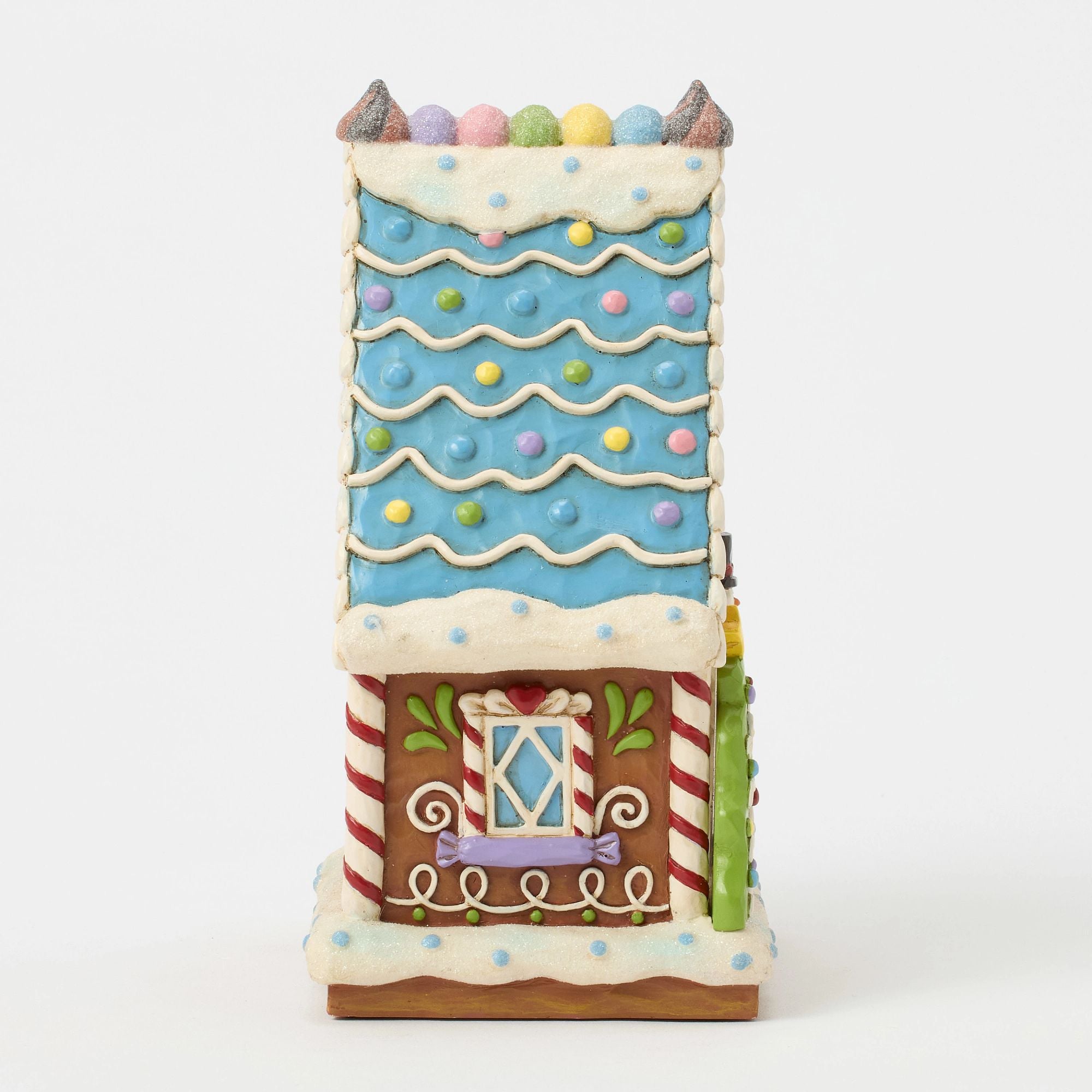 Jim Shore Gingerbread LED Sweet Shop Figurine - Thumbnail 4