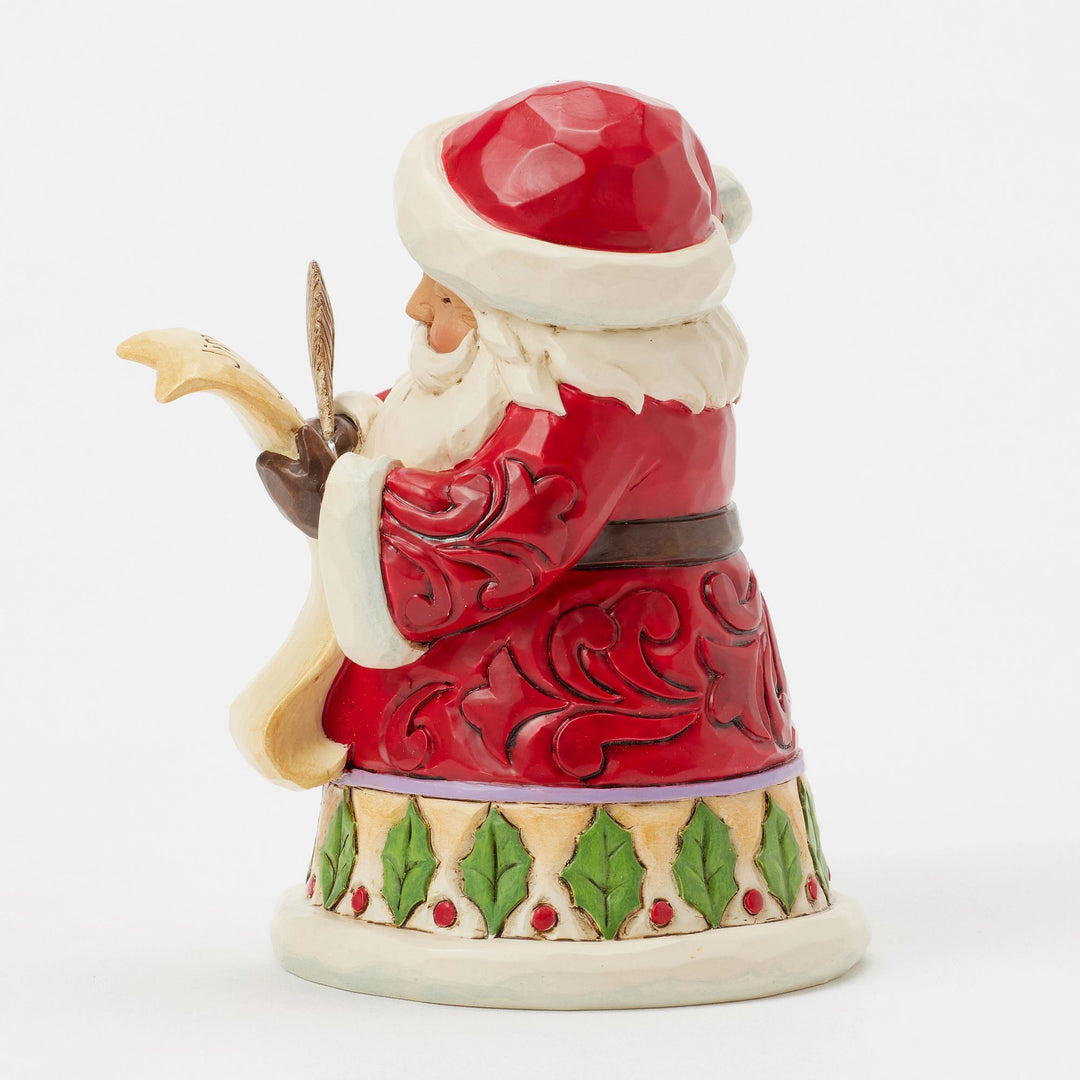 Santa With List Mini Fig
