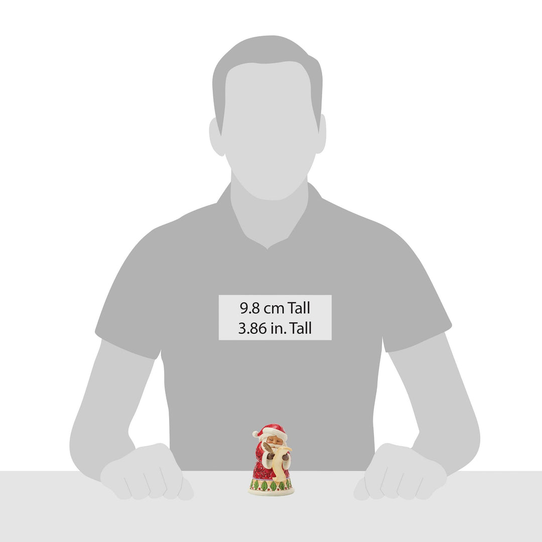 Santa With List Mini Fig