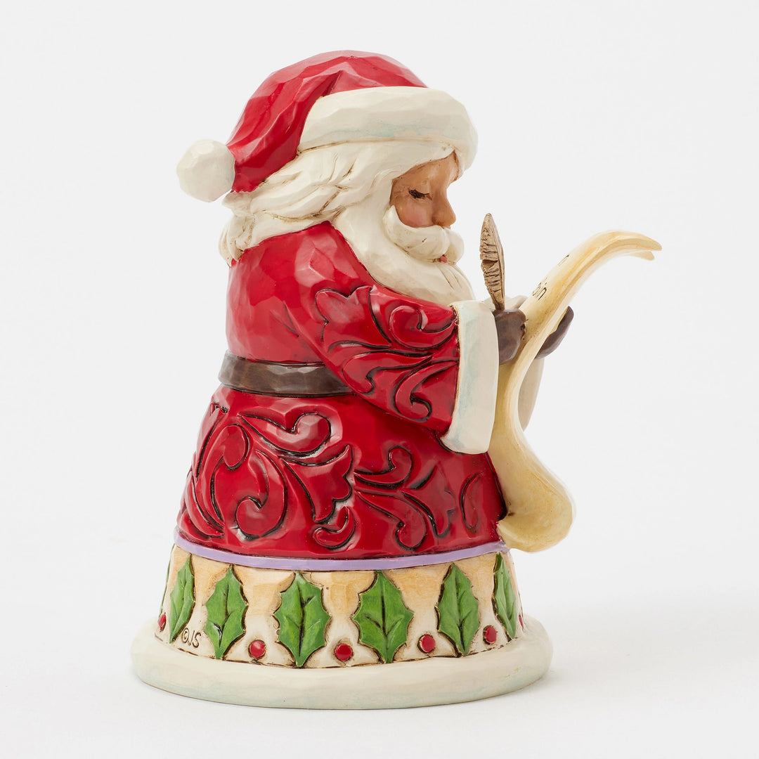 Santa With List Mini Fig