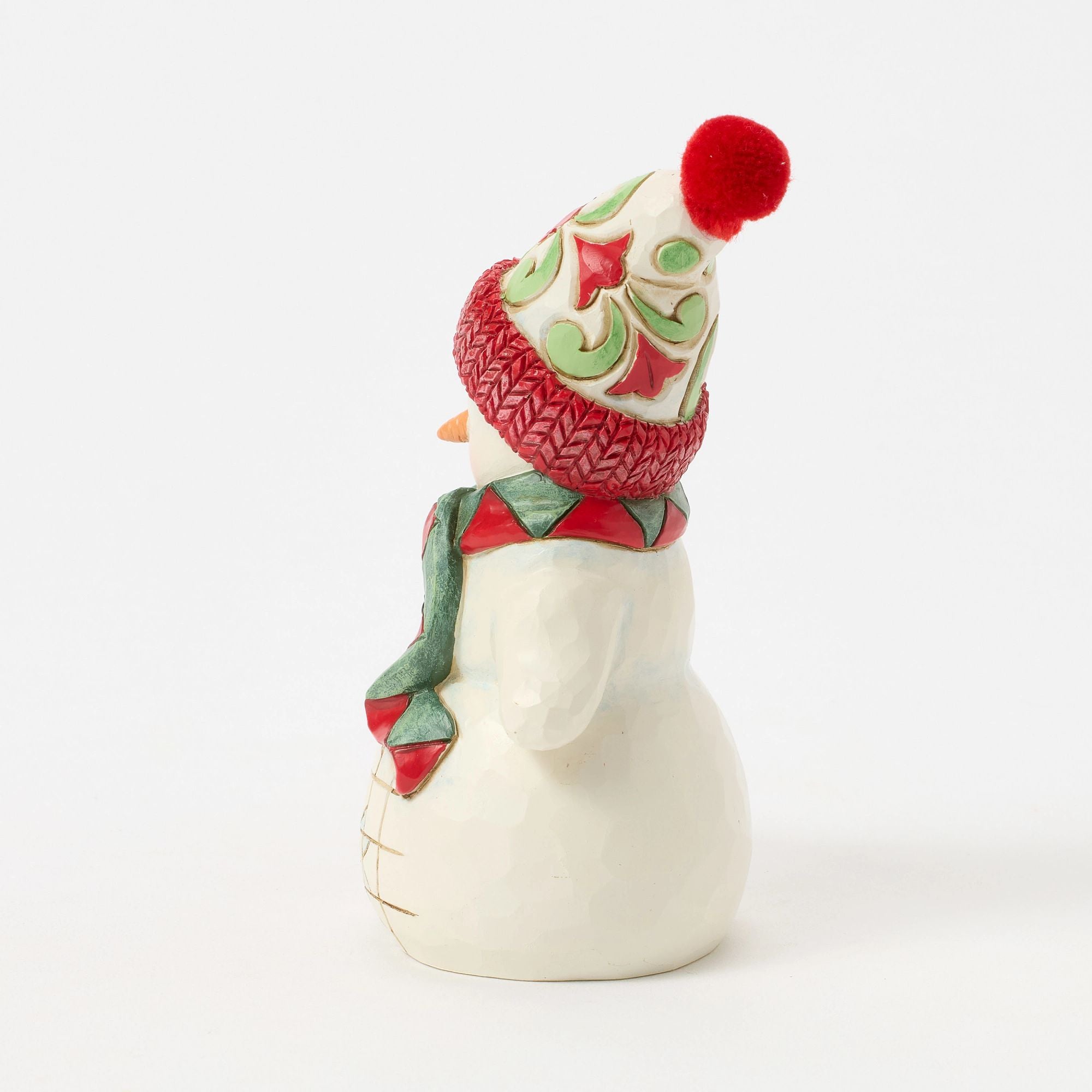 Snowman with Dog & Scarf Pint – Jim Shore