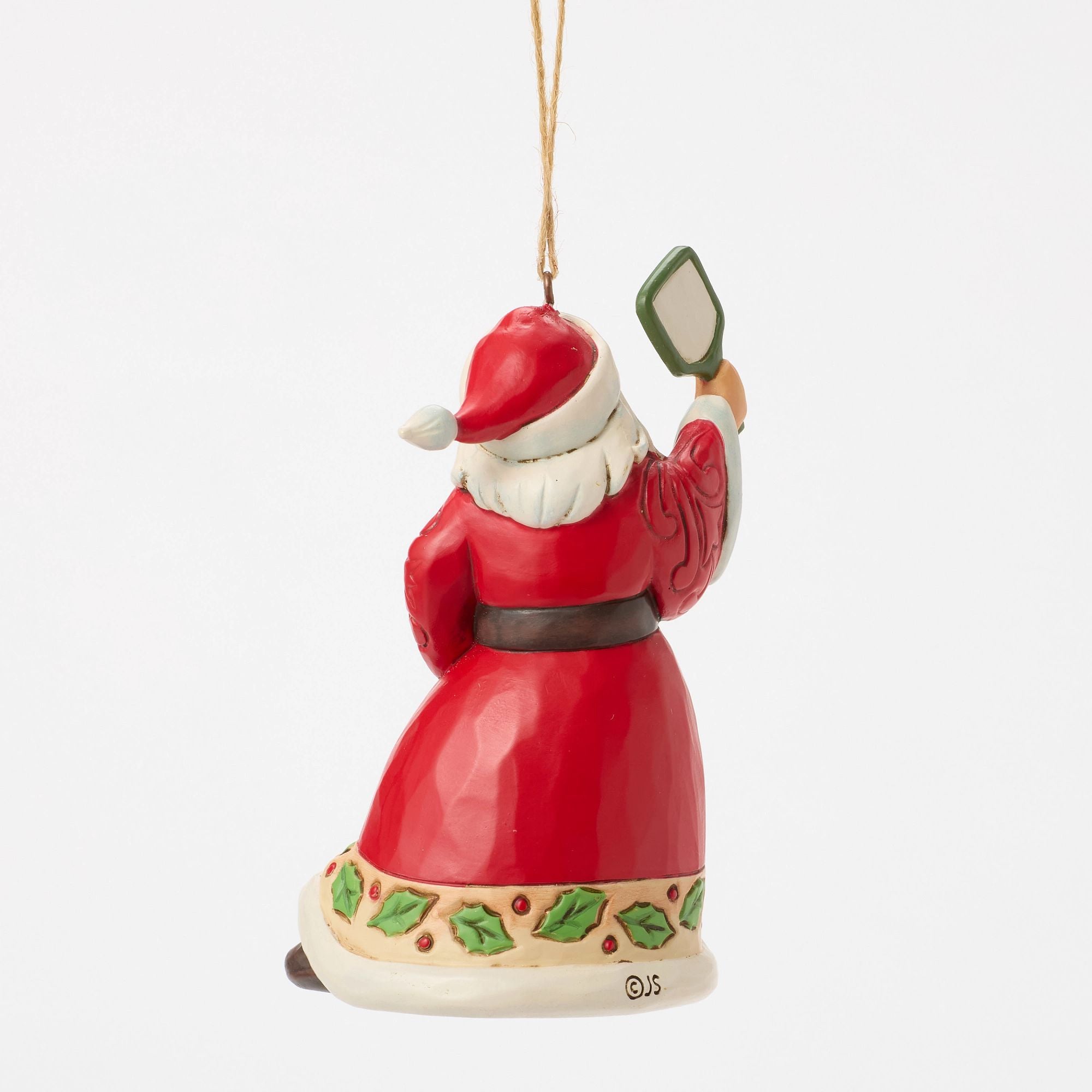 Jim Shore Pickleball Santa Ornament - Thumbnail 4