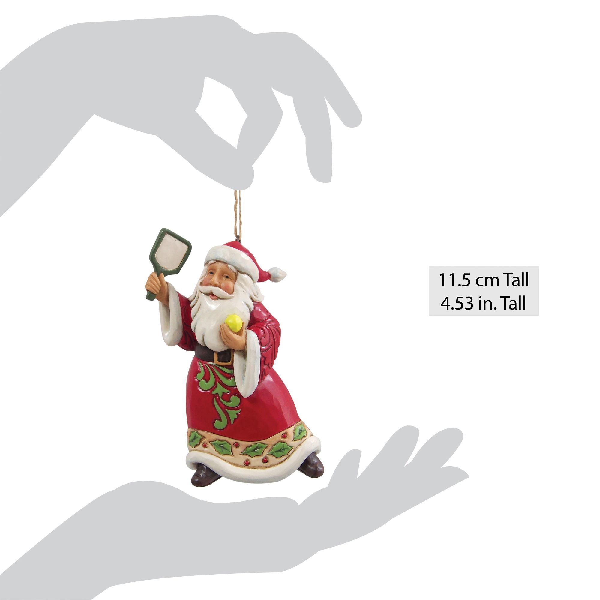Jim Shore Pickleball Santa Ornament - Thumbnail 5
