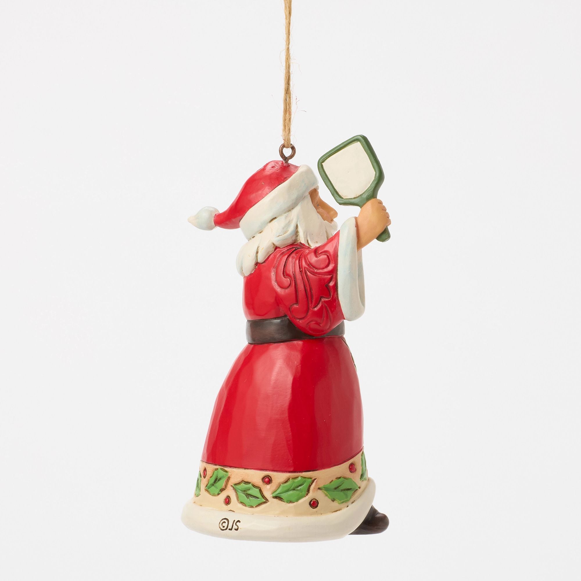 Jim Shore Pickleball Santa Ornament - Thumbnail 3