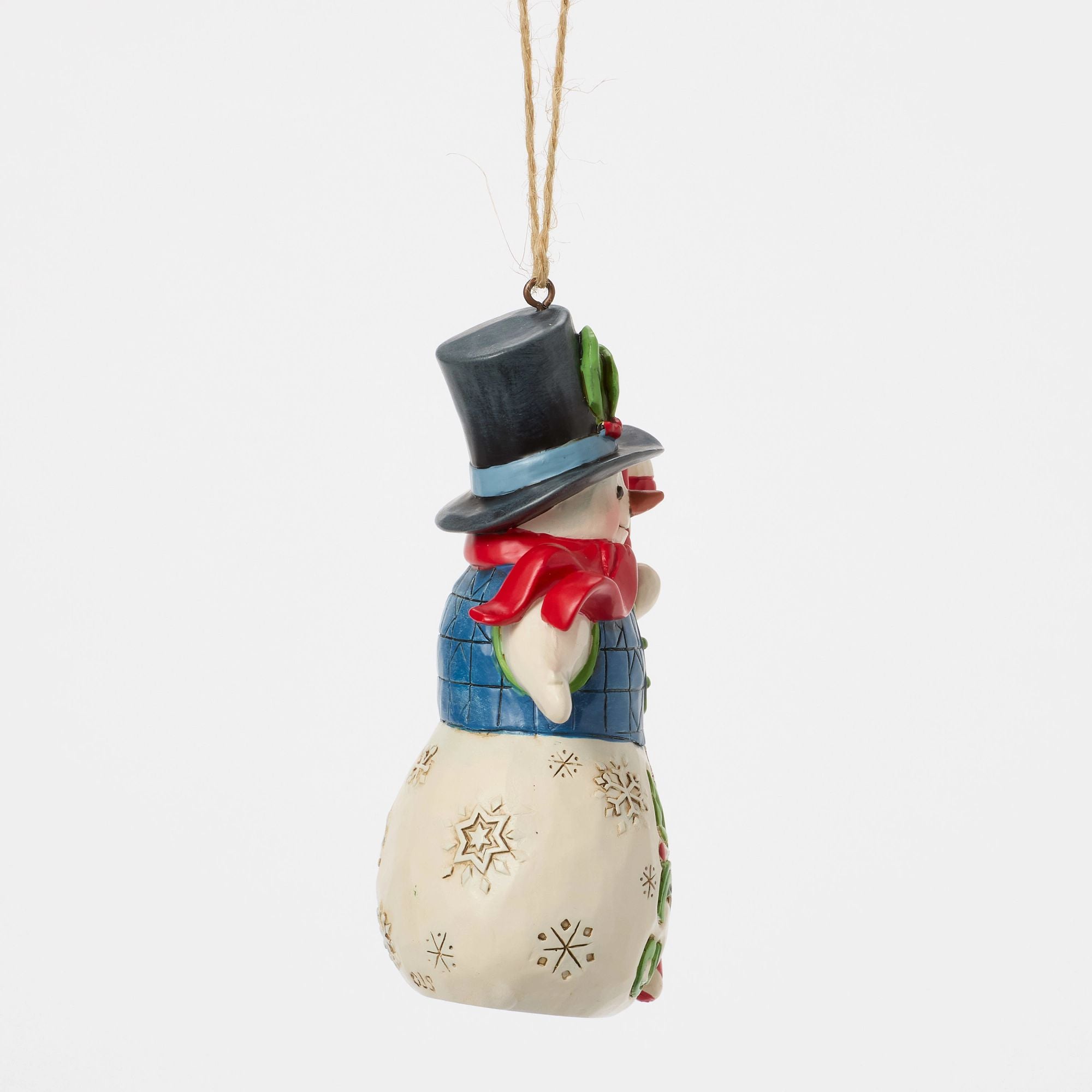 Snowman with Candy Cane Orn – Jim Shore