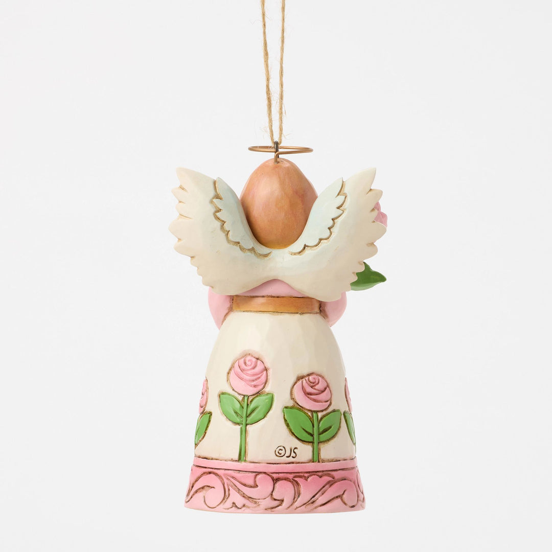 Angel With Roses Ornament