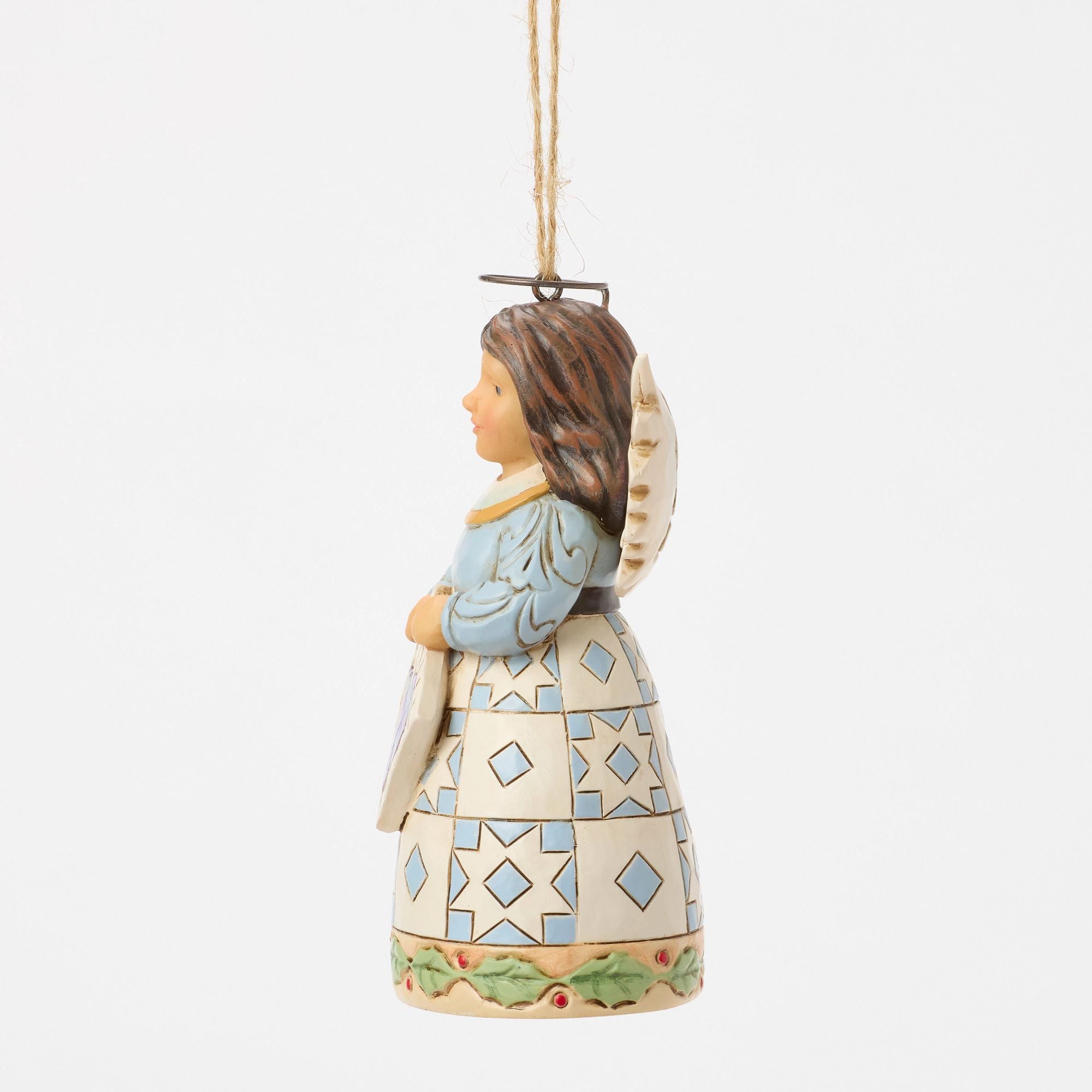 Quilt Angel Ornament – Jim Shore