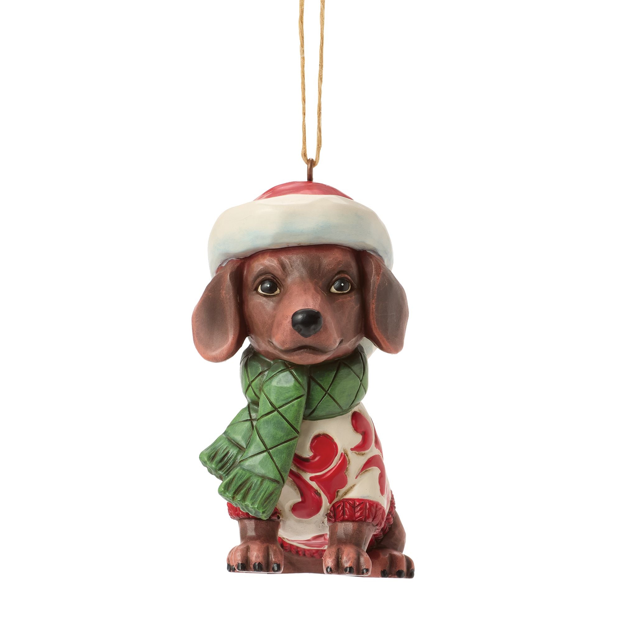 Jim Shore Christmas Dog Dachshund Ornament - Thumbnail 5