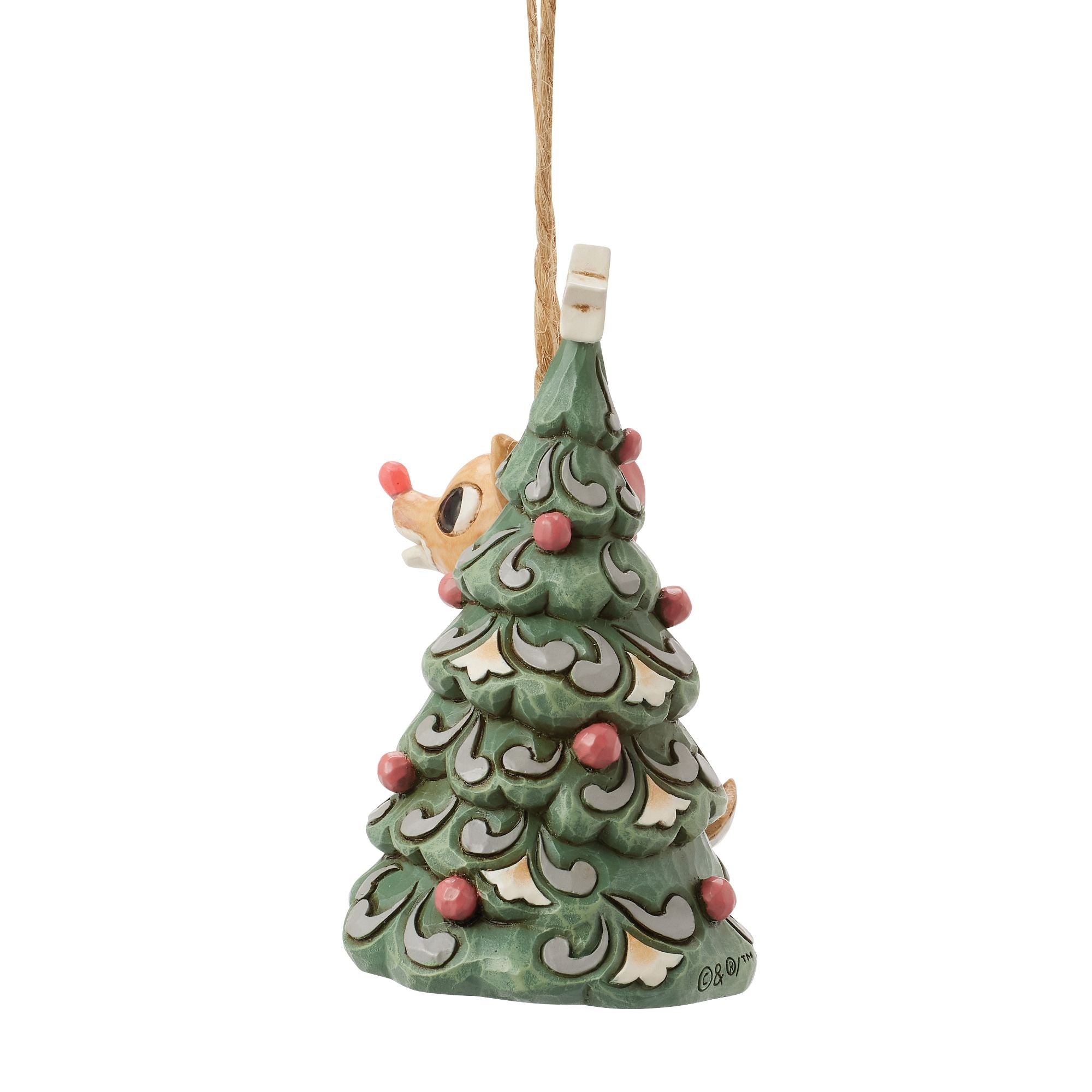 Woodland Rudolph with Tree H/O – Jim Shore