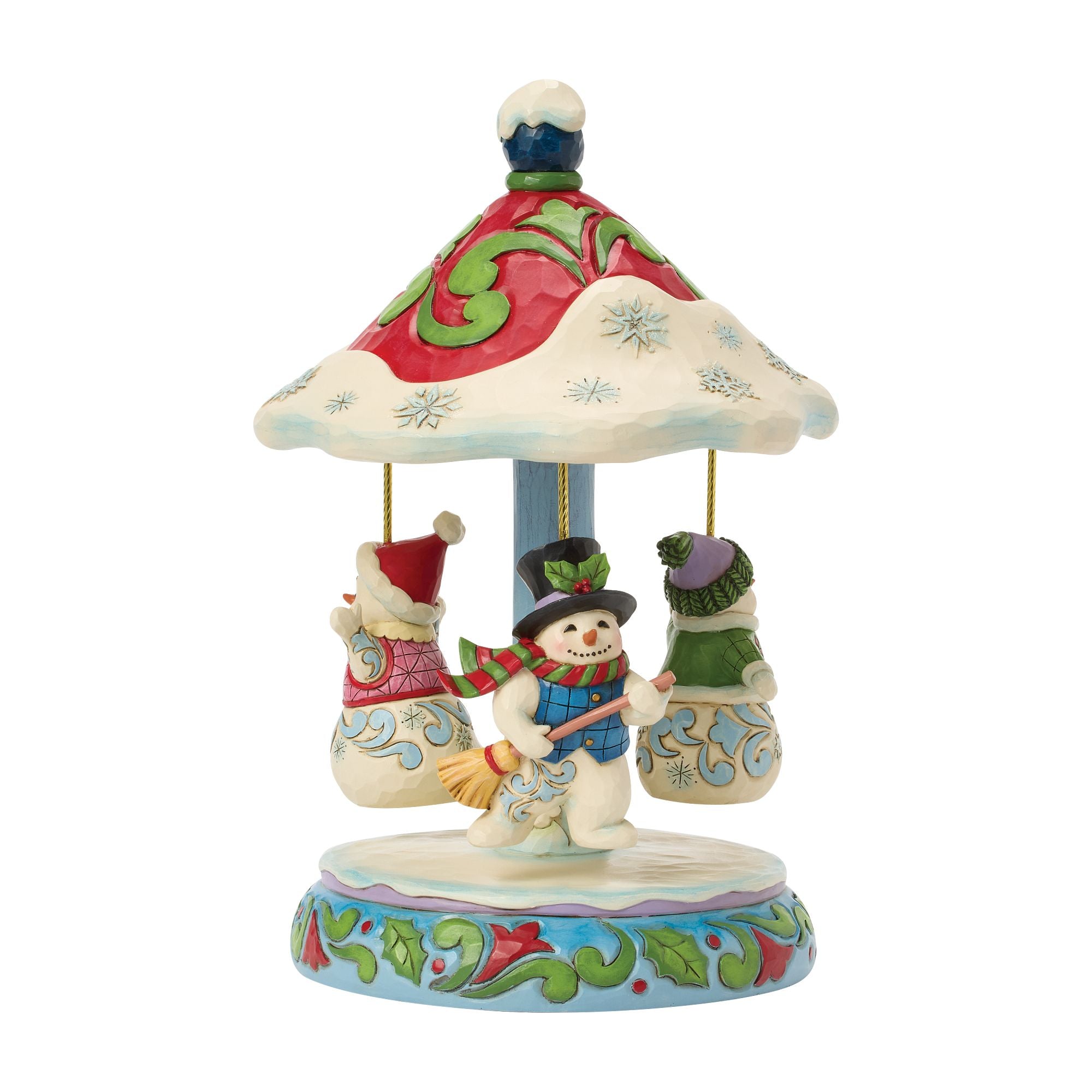 Rotating Snowman Carousel Fig – Jim Shore