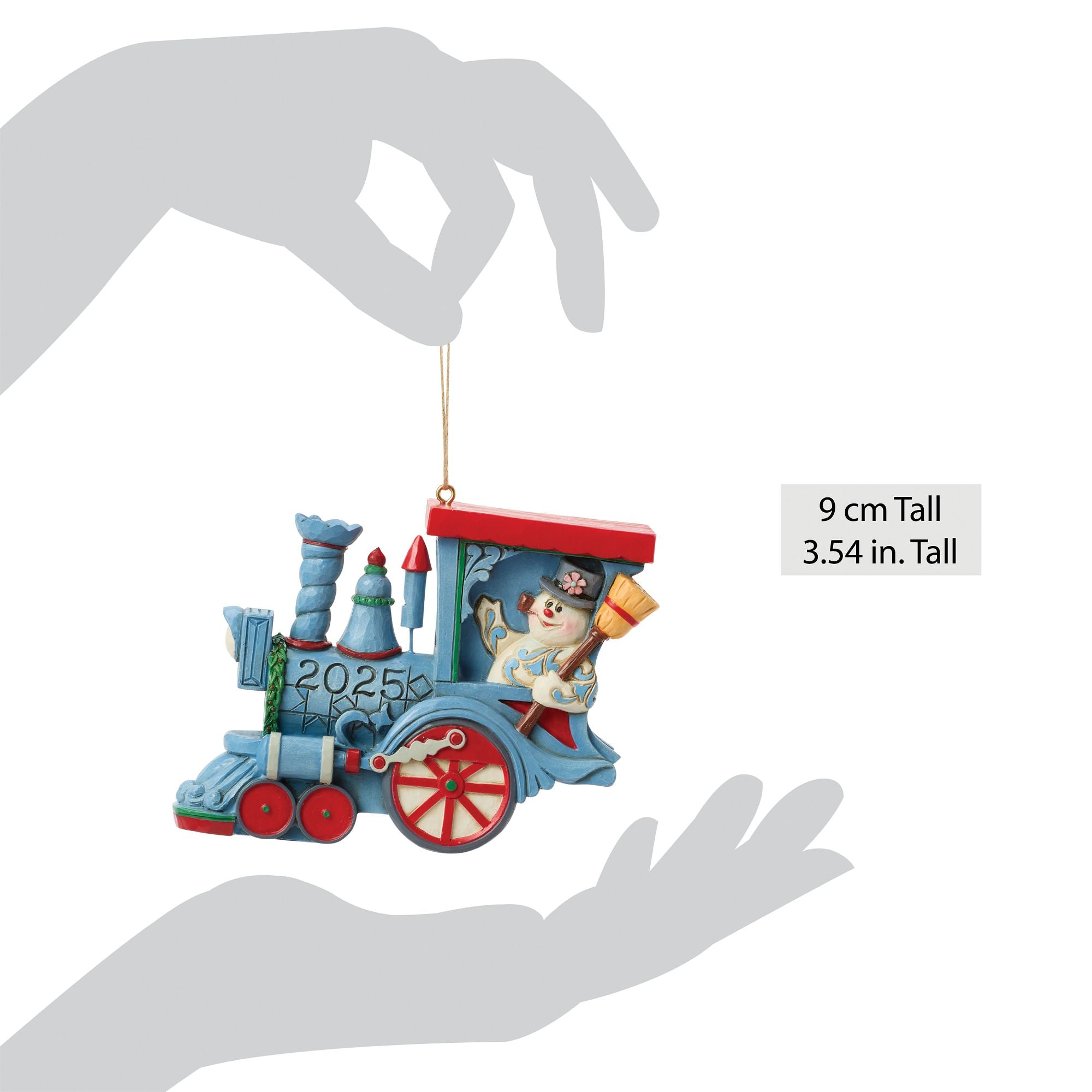 Dated 2025 Frosty in Train Ornament - Thumbnail 5